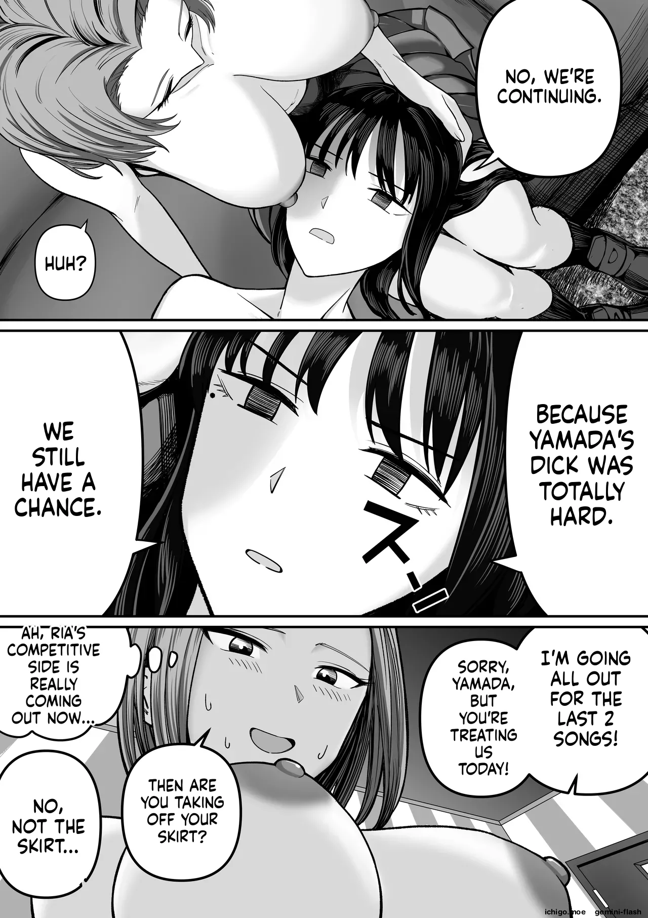 Karaoke de 100-ten Totta no ni Suki na Ko ga Me no Mae de Yokodori Sex Sareru Hanashi – Chapter 1 – page 23