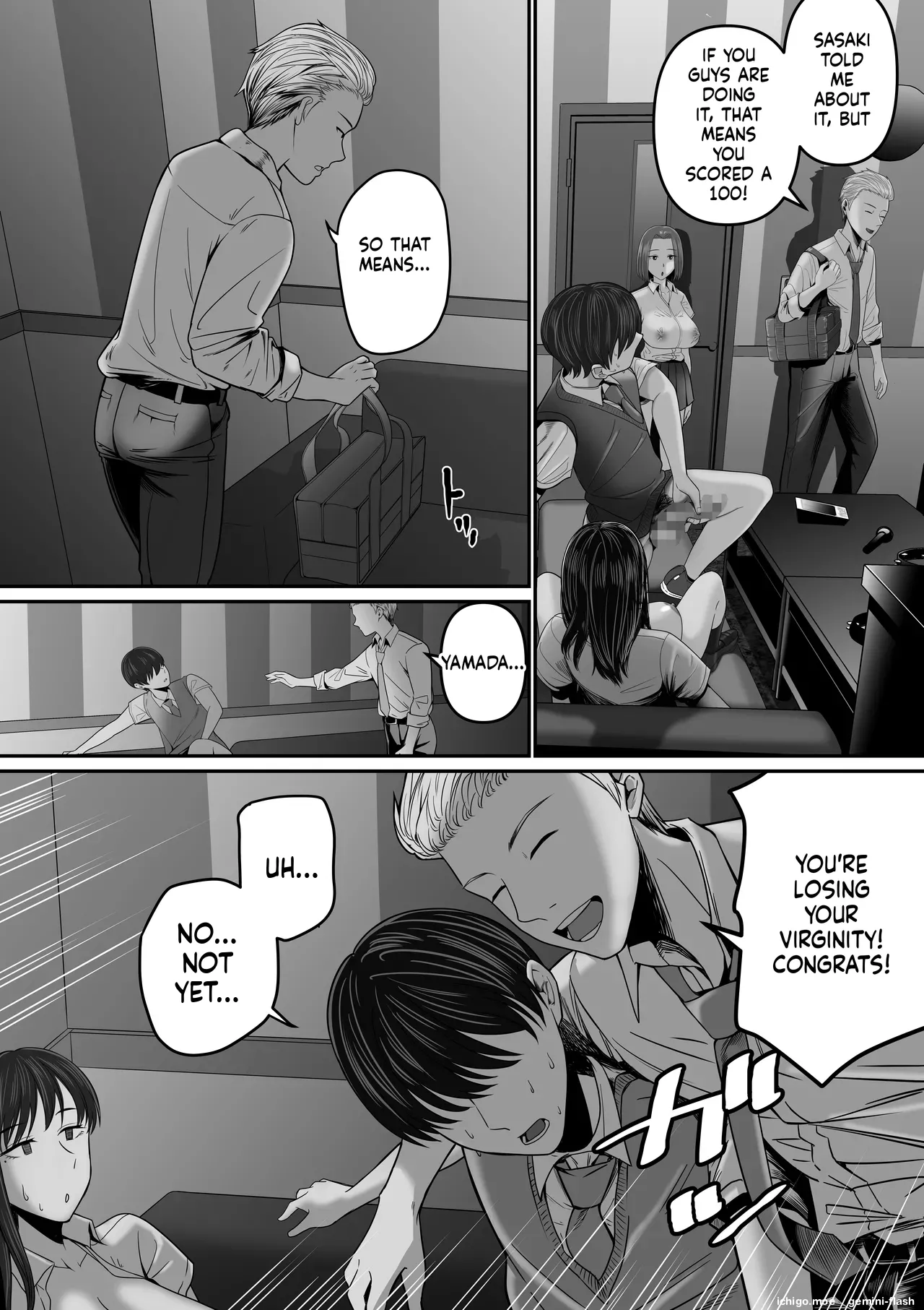 Karaoke de 100-ten Totta no ni Suki na Ko ga Me no Mae de Yokodori Sex Sareru Hanashi – Chapter 1 – page 40