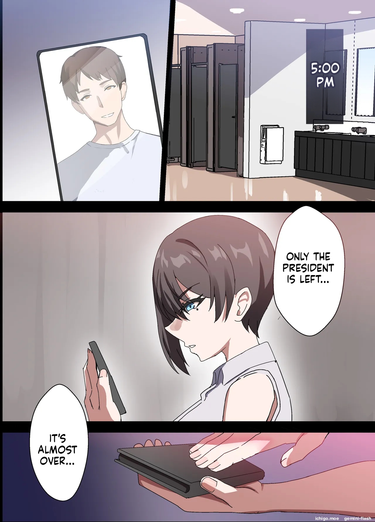 Hitozuma Onahole-hou Cool-kei Goumou Deka Nyuujo Joushi Himuro Aika no NTR Jirei-MTL – Chapter 1 – page 134