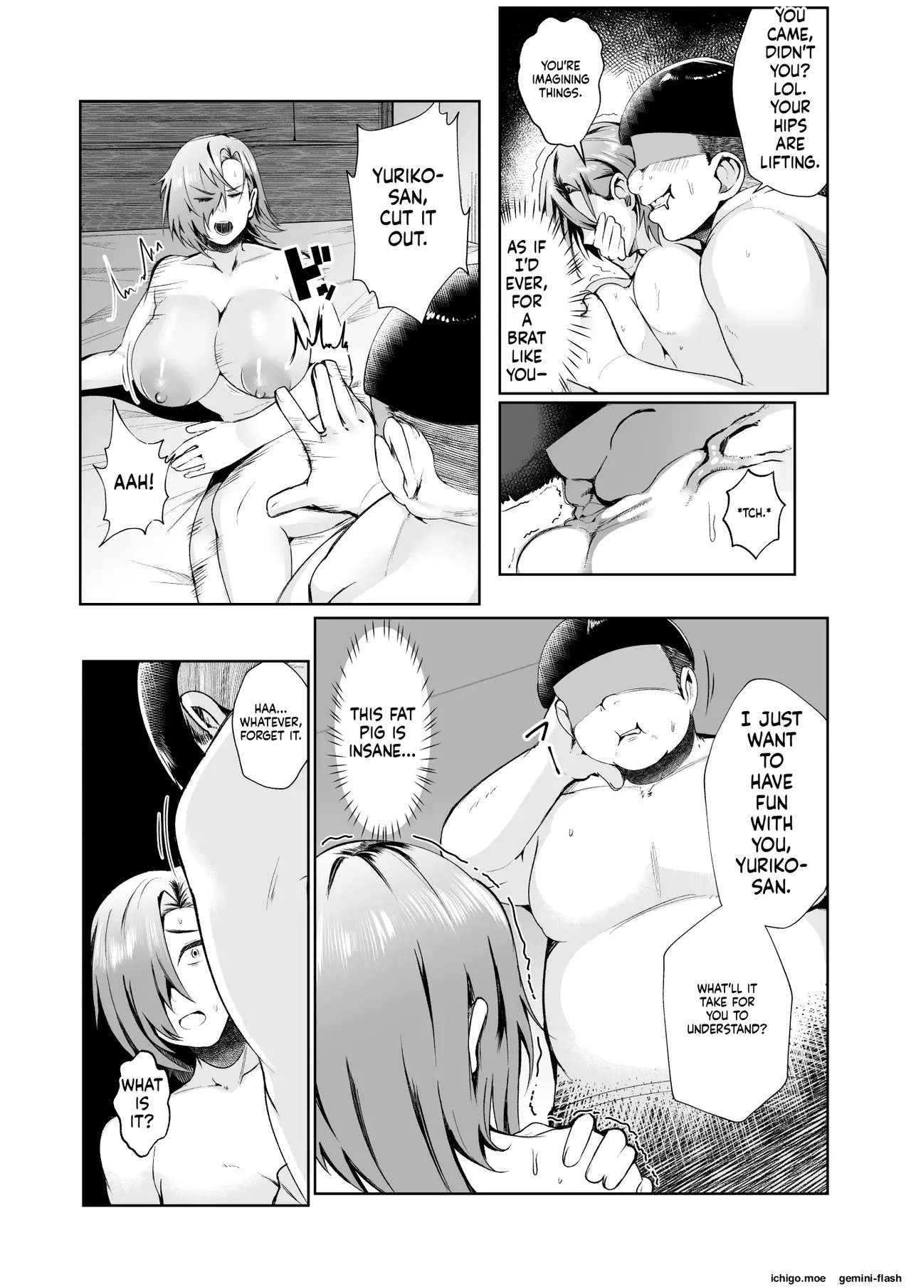 Oji-san ga Shakin o Tsuma no Karada de Hoten Shite Hoshii to Iwareta node Kaidaku Shita Hanashi-MTL — preview page 12