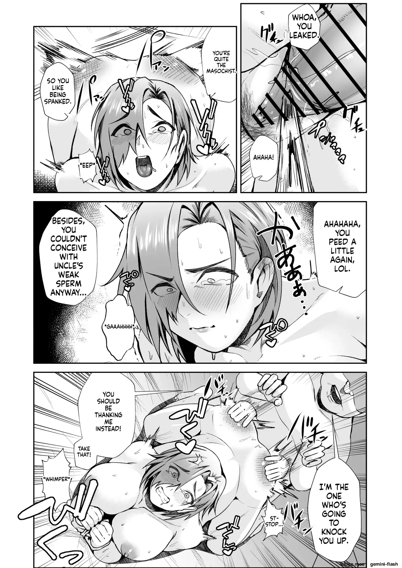 Oji-san ga Shakin o Tsuma no Karada de Hoten Shite Hoshii to Iwareta node Kaidaku Shita Hanashi-MTL – Chapter 1 – page 27