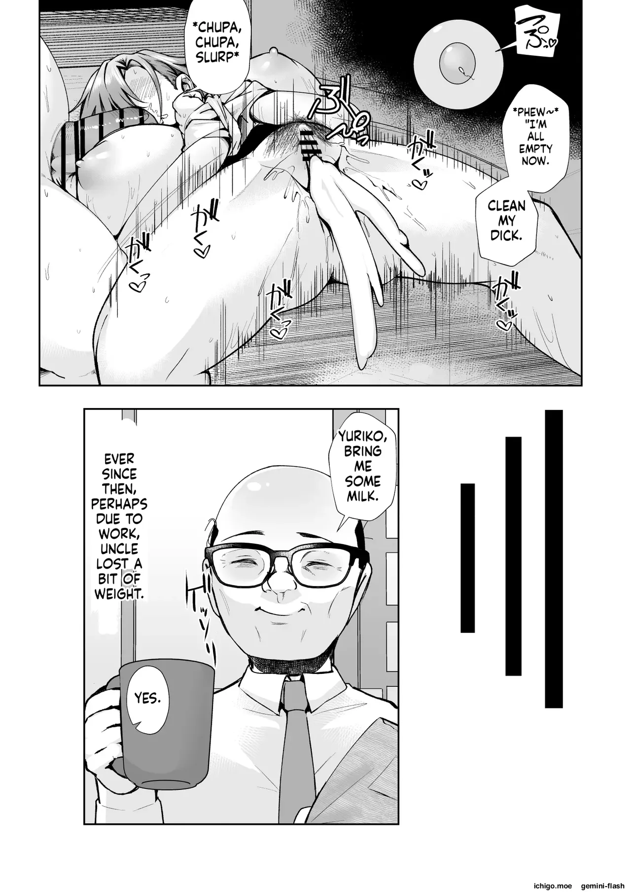 Oji-san ga Shakin o Tsuma no Karada de Hoten Shite Hoshii to Iwareta node Kaidaku Shita Hanashi-MTL – Chapter 1 – page 37