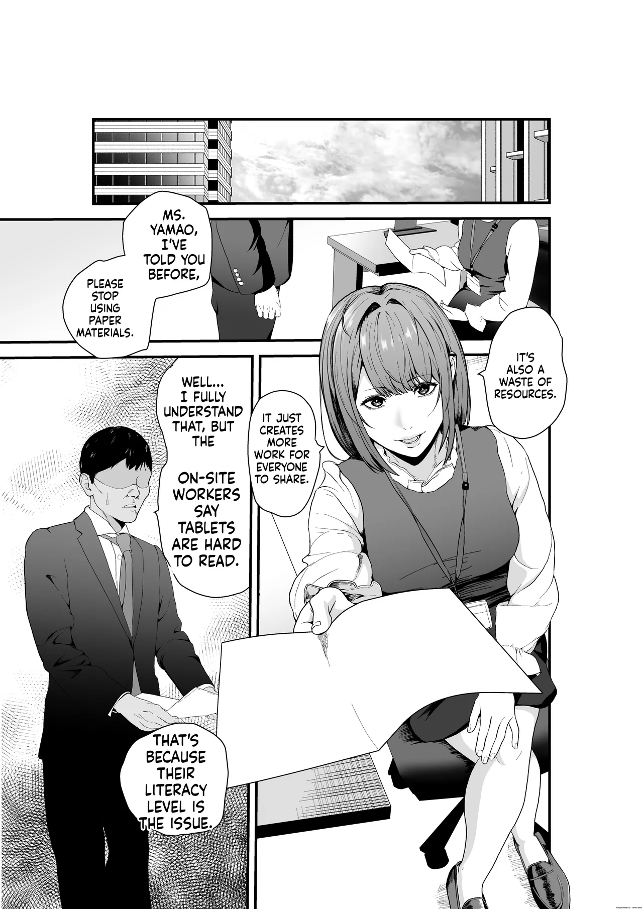 Ishiki Takai-kei Toshishita Kachou -Kanzen Kuppuku- TiPer Juushi no Onna ga Owaranai Zangyou Sex de Songen — preview page 2