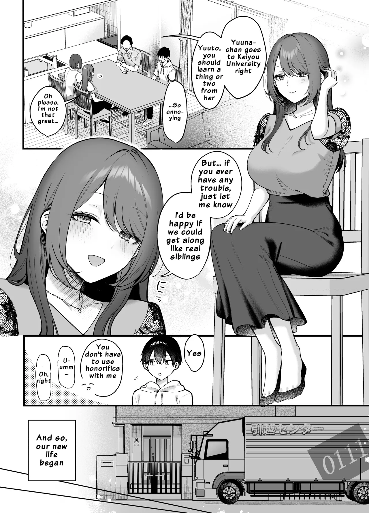 Anenuma. ~Seiso na Onee-san wa Boku o Yasashiku Juurin Suru~ | Anenuma. ~My Stepsister’s Gentle Domination~ — preview page 3