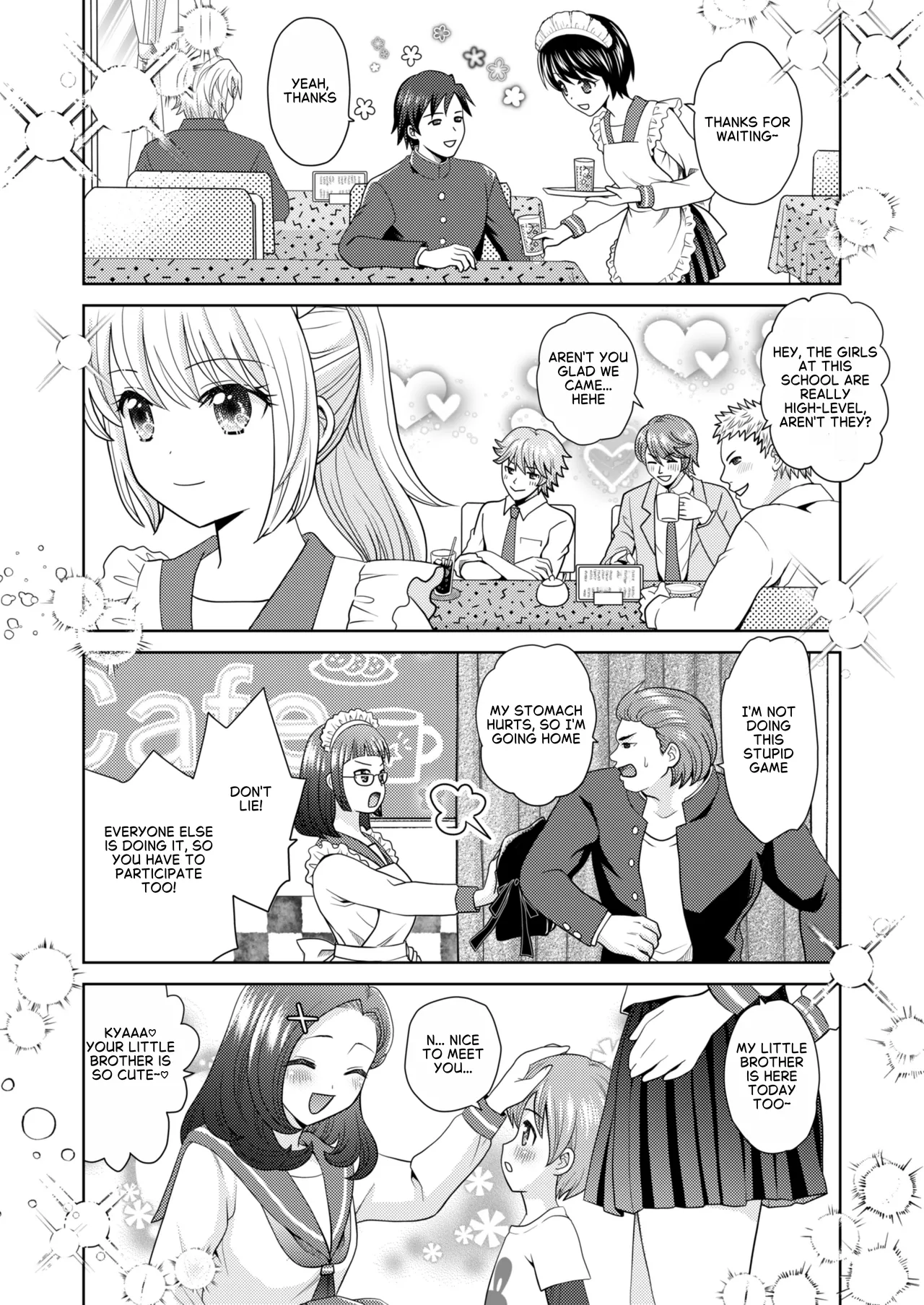 Bunkasai de Danjoshuudan Irekawari!! | A group of boys and girls switch places at the school festival!! — preview page 3