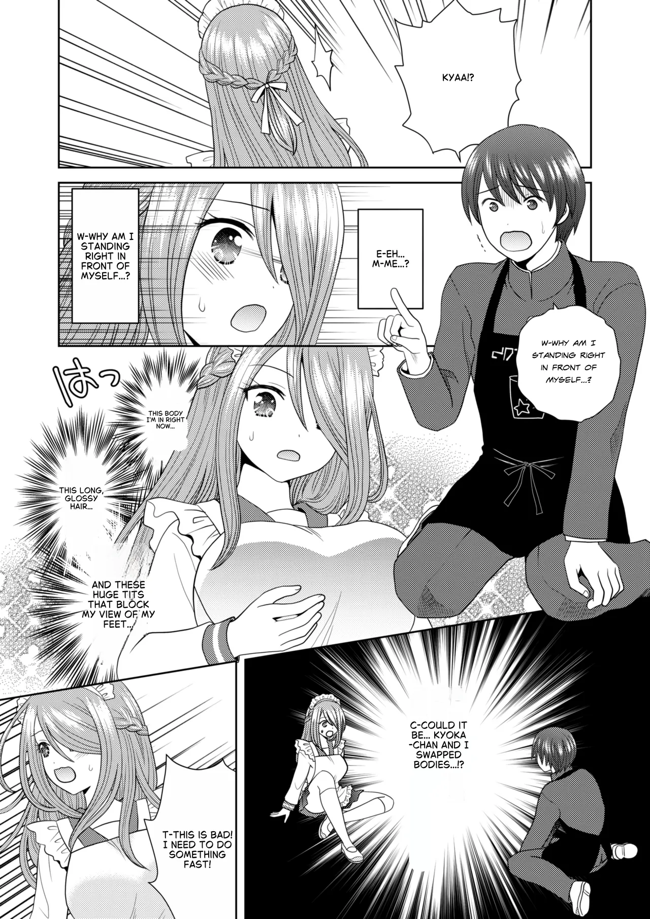 Bunkasai de Danjoshuudan Irekawari!! | A group of boys and girls switch places at the school festival!! — preview page 10