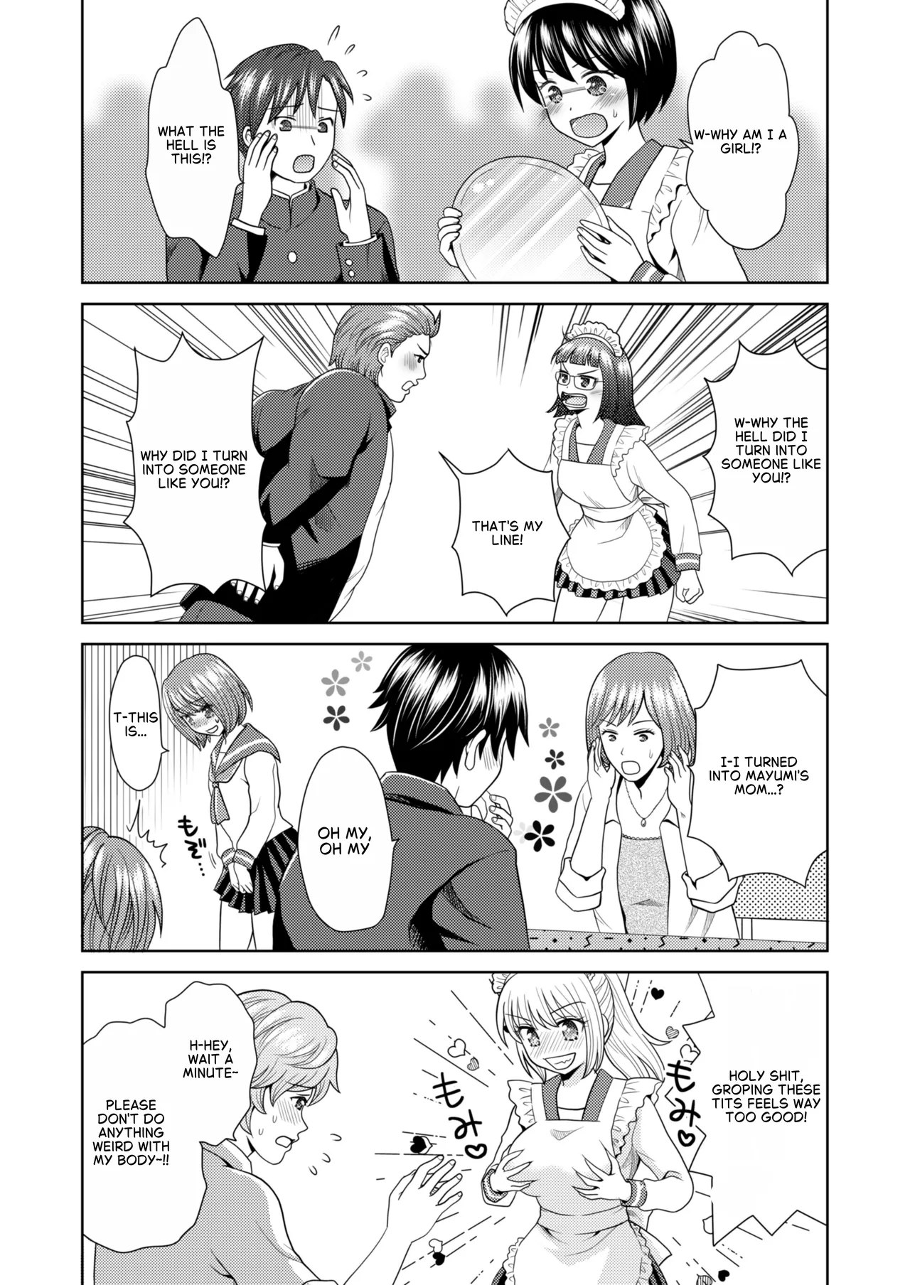 Bunkasai de Danjoshuudan Irekawari!! | A group of boys and girls switch places at the school festival!! — preview page 12