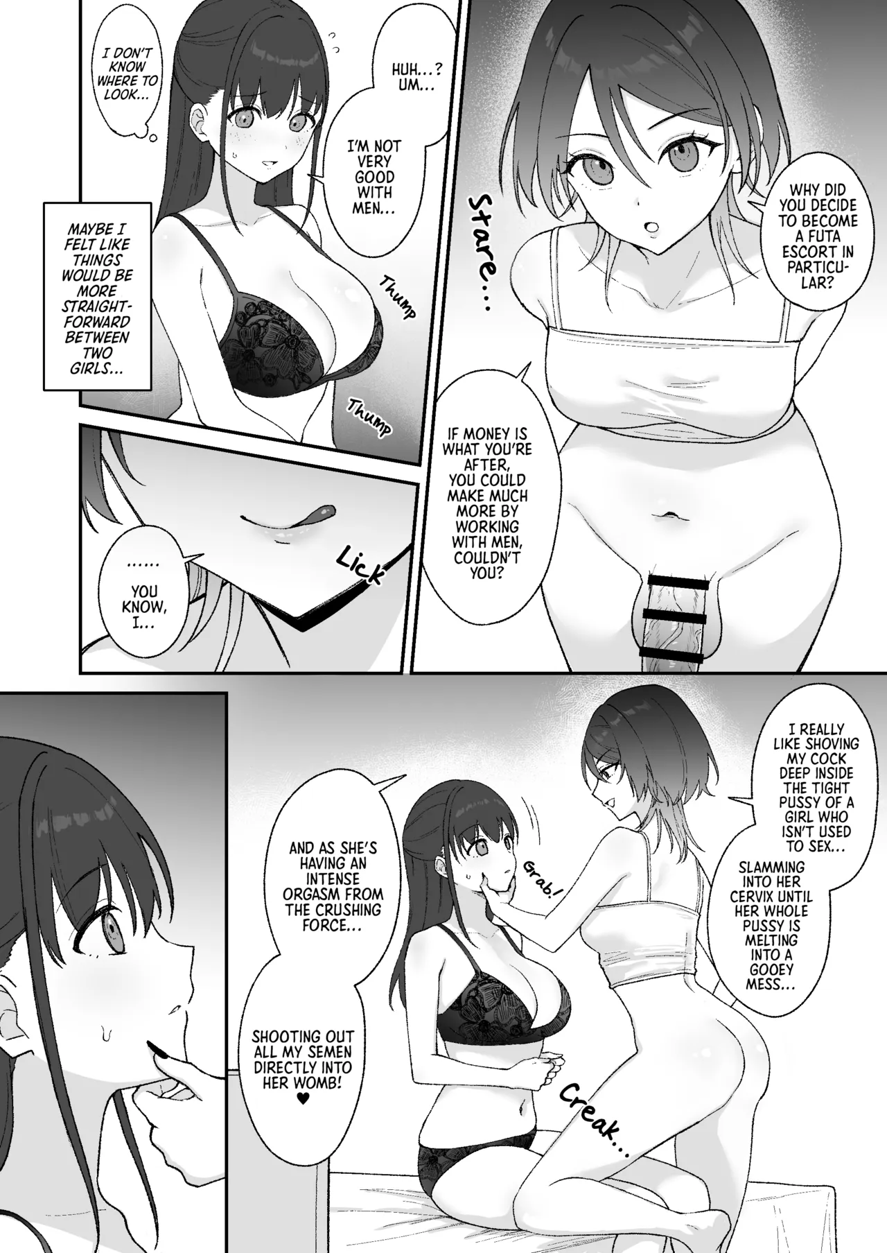Oho-goe Koubi Do-hamari Onee-san ~Futanari Joshi Daisei Senyou Koki Ana~ | An Onee-san Gets Totally Hooked on Sex That Makes Her Moan Like Crazy! ~And Becomes the Exclusive Fuck-Hole of a Futanari College Girl~ — preview page 5