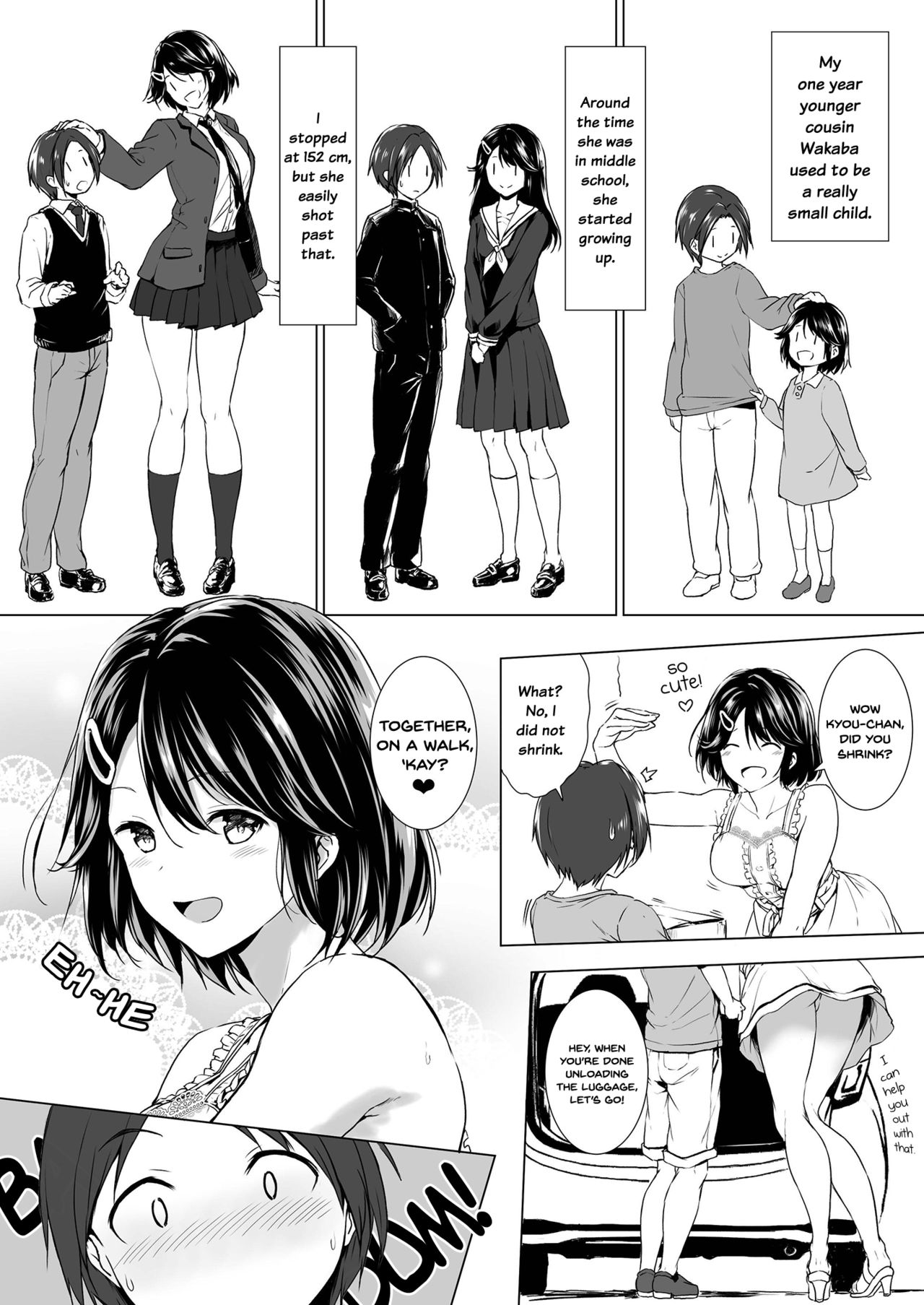 Choushin Itoko to Ecchii Koto Shiyo | I Want to Do Sexy Things with My Tall Younger Cousin — preview page 4