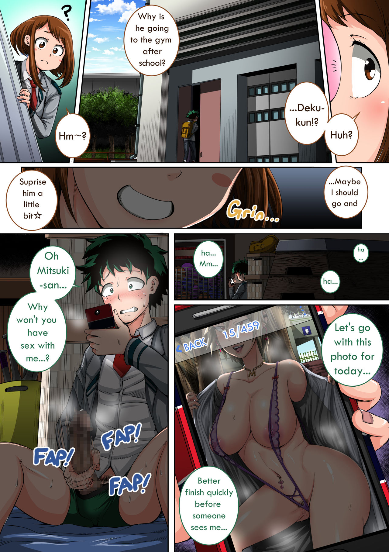 My Harem Academia-EP3 — preview page 3