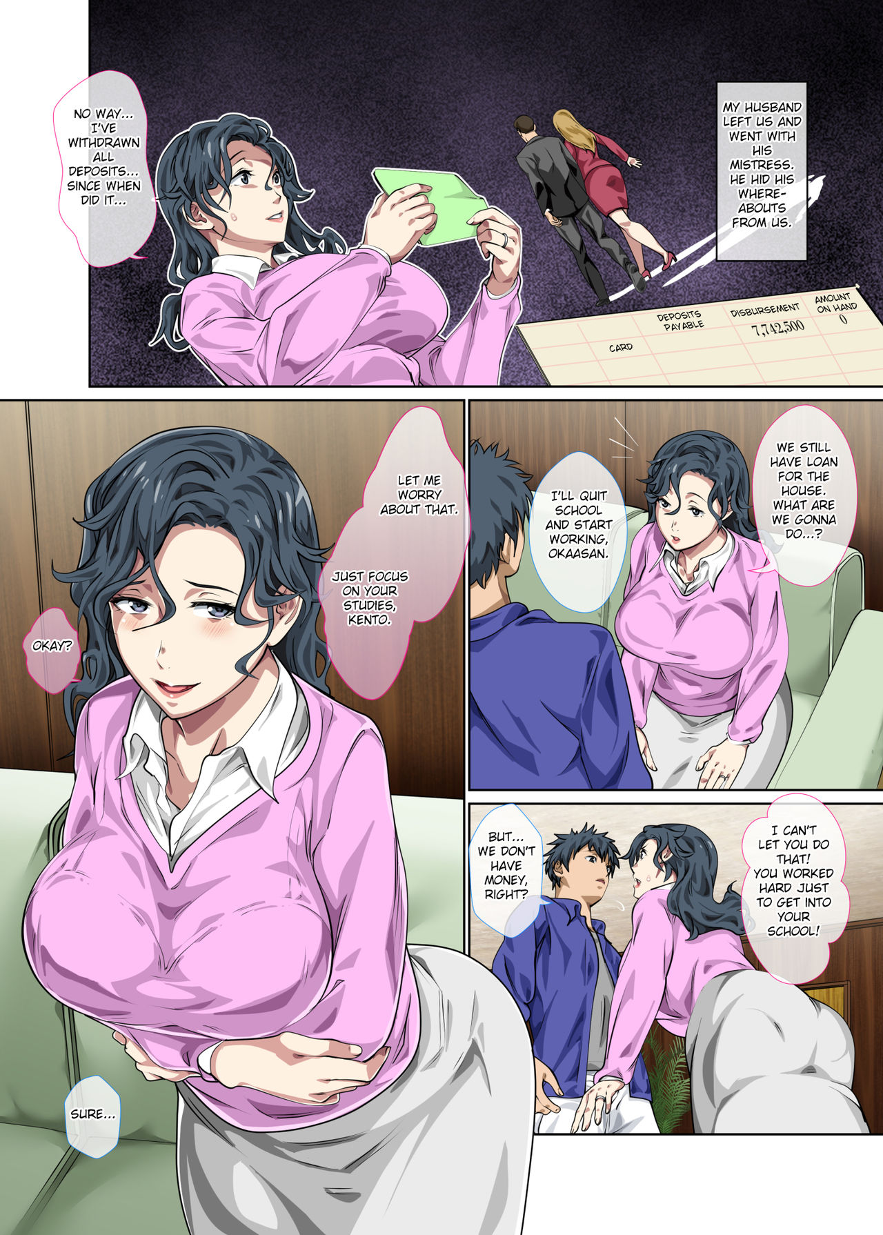 Jimi dakedo Eroi Karada Shita Okaa-san o Fuuzoku Ochi Sunzen de Sukutta Boshi Soukan — preview page 3