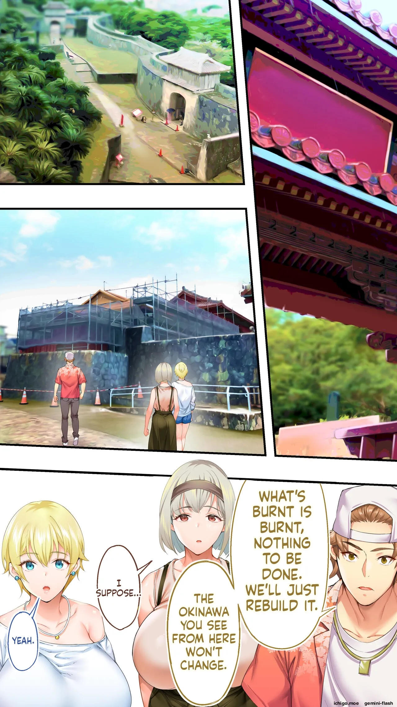 Panpan Travelers OKINAWA Shuudan Rape Zumi Harem Hitoritabi Hen-MTL – Chapter 1 – page 52