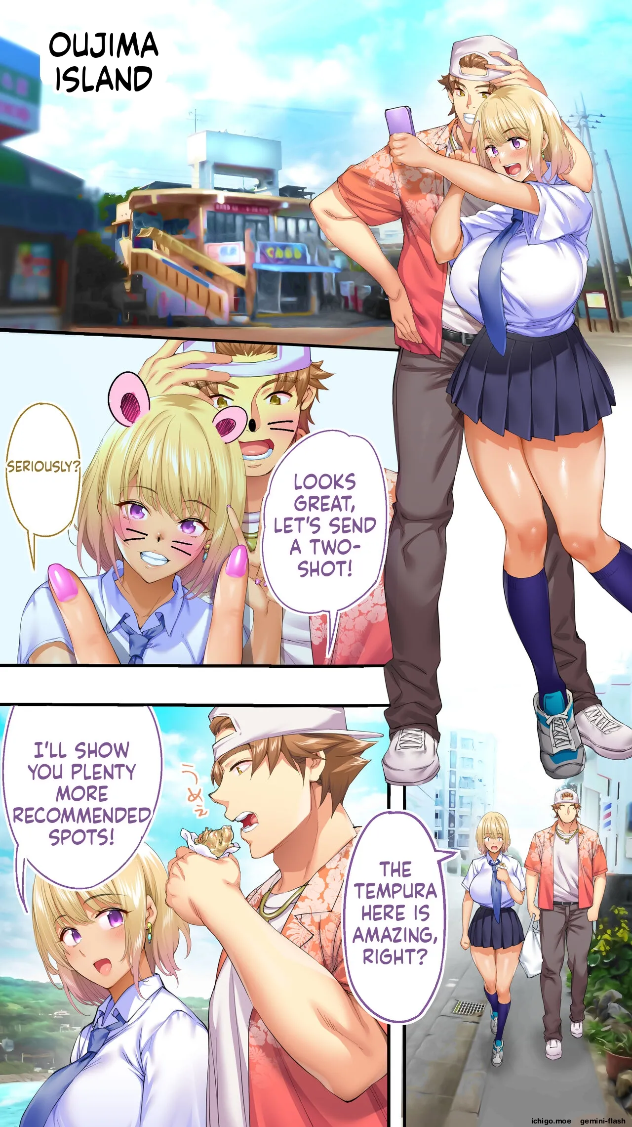 Panpan Travelers OKINAWA Shuudan Rape Zumi Harem Hitoritabi Hen-MTL – Chapter 1 – page 172