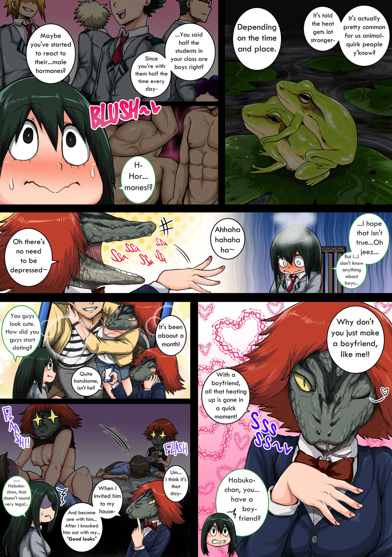 Boku no Harem Academia: 6-wa “Doubutsu-teki na Kanojo” | My Harem Academia 6: The Girl with Animal Instincts — preview page 9