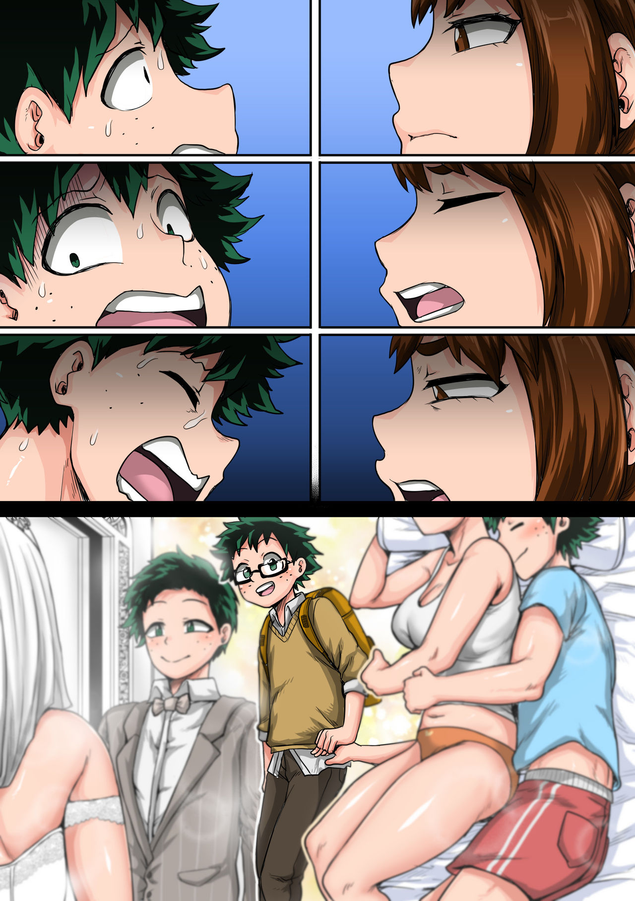 Boku no Harem Academia: 6-wa “Doubutsu-teki na Kanojo” | My Harem Academia 6: The Girl with Animal Instincts – Chapter 1 – page 158