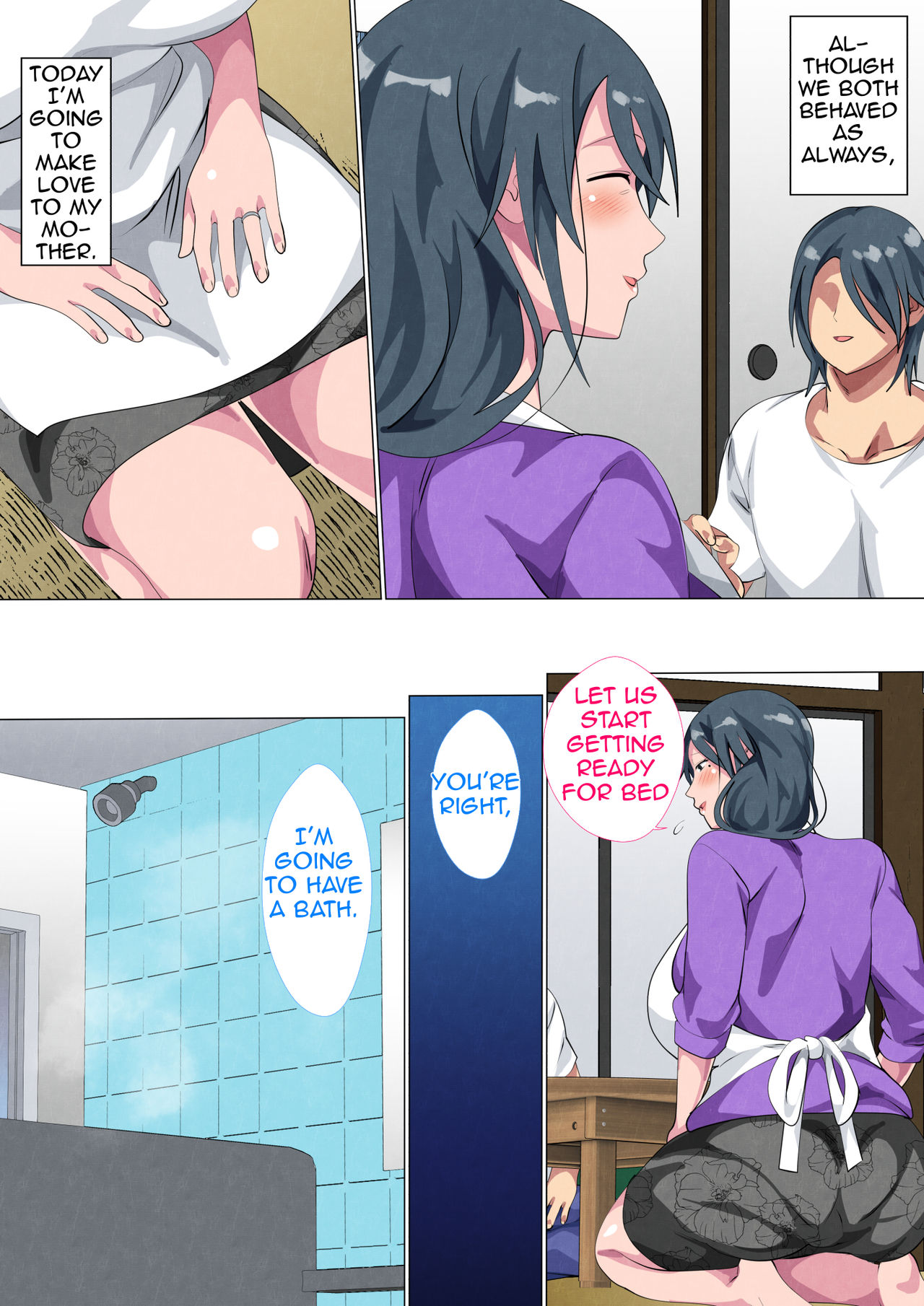 Miboujin no Haha ・Sayoko ~Yojouhan ni Sumu Oyako no Koubi Kiroku~| Widowed Mother Sayoko ~Record of a Copulation of a Mother and Son Living in a Small Room~ – Chapter 1 – page 29