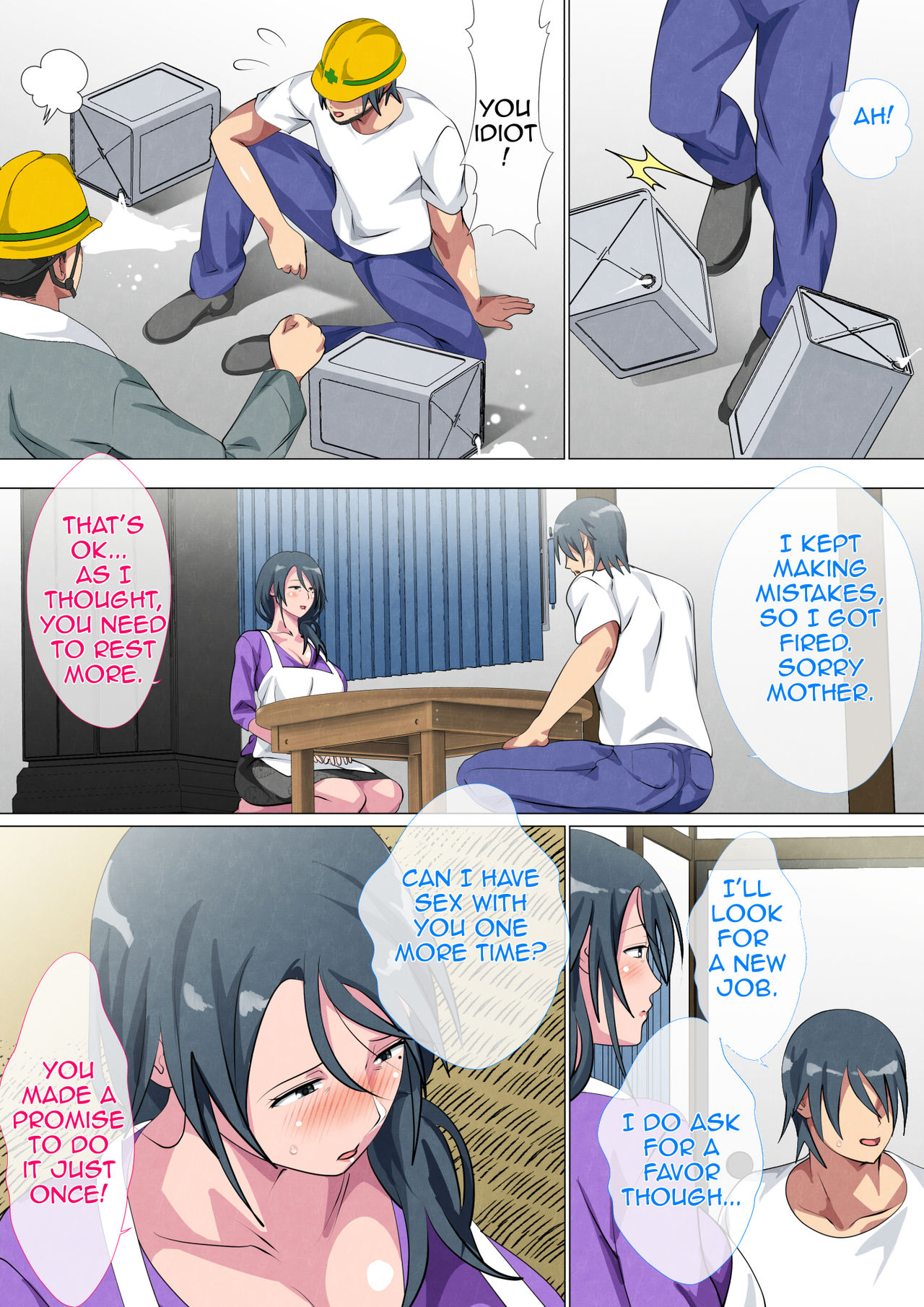 Miboujin no Haha ・Sayoko ~Yojouhan ni Sumu Oyako no Koubi Kiroku~| Widowed Mother Sayoko ~Record of a Copulation of a Mother and Son Living in a Small Room~ – Chapter 1 – page 53