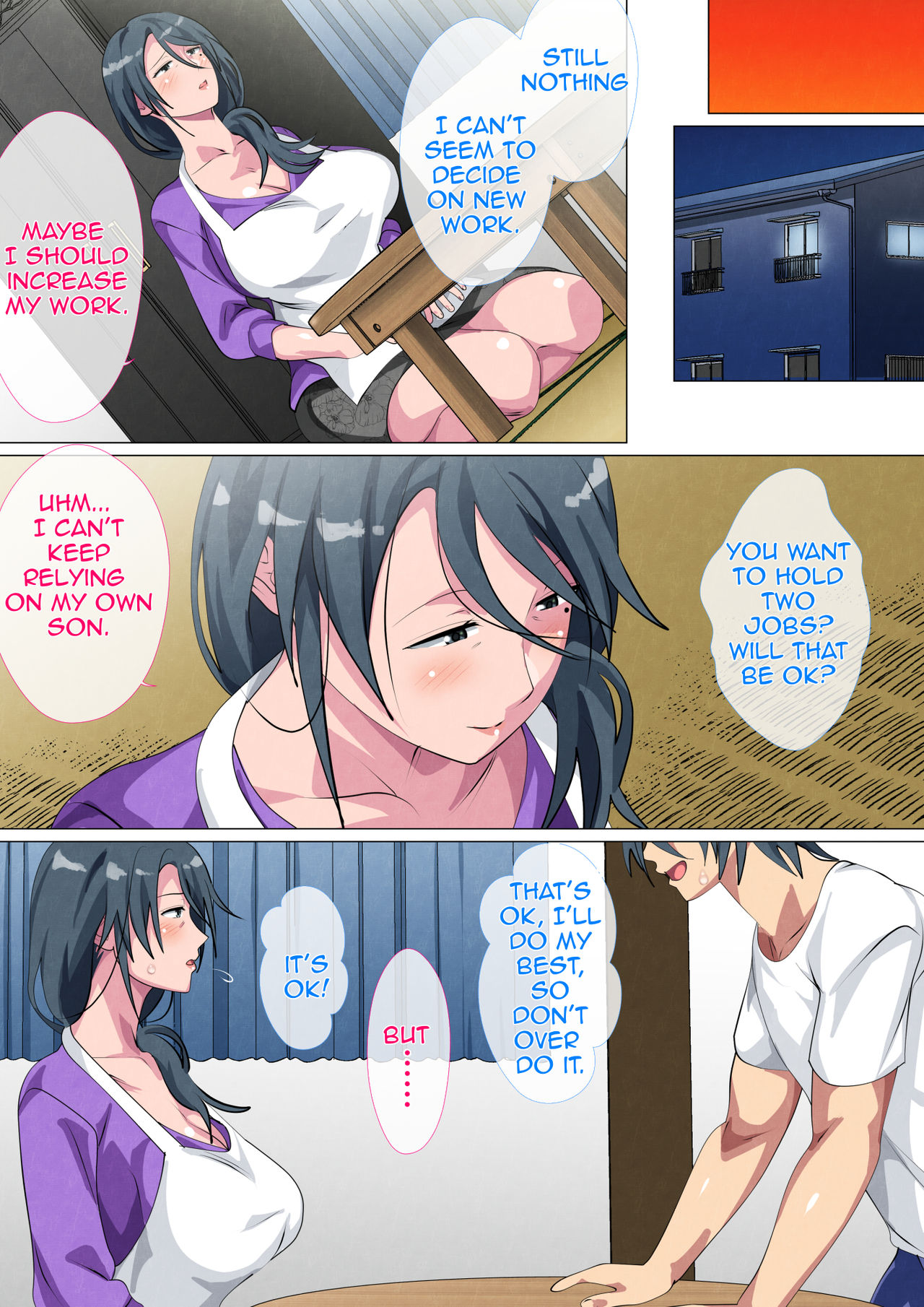 Miboujin no Haha ・Sayoko ~Yojouhan ni Sumu Oyako no Koubi Kiroku~| Widowed Mother Sayoko ~Record of a Copulation of a Mother and Son Living in a Small Room~ – Chapter 1 – page 62