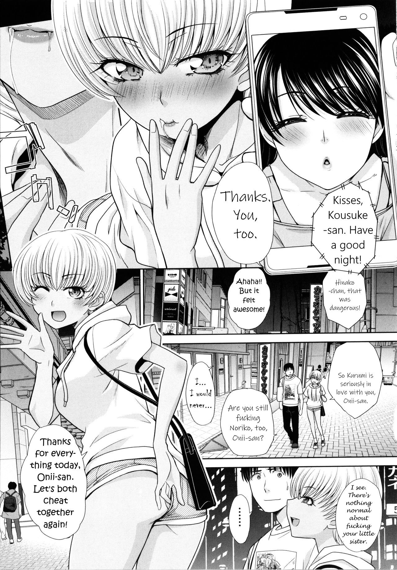 Imouto to Yatte Shimattashi, Imouto no Tomodachi to mo Yatte Shimatta | I had sex with my sister and then I had sex with her friends – Chapter 1 – page 125