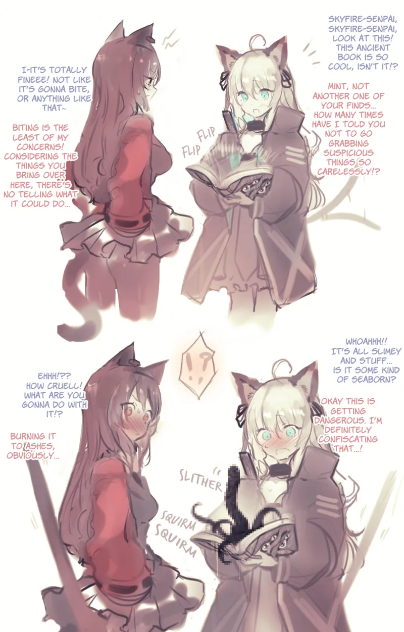 Skyfire ga Shokushu ni Echiechi Sarechau Ohanashi | A Story Where Skyfire Gets Lewd Things Done to Her by Tentacles — preview page 1