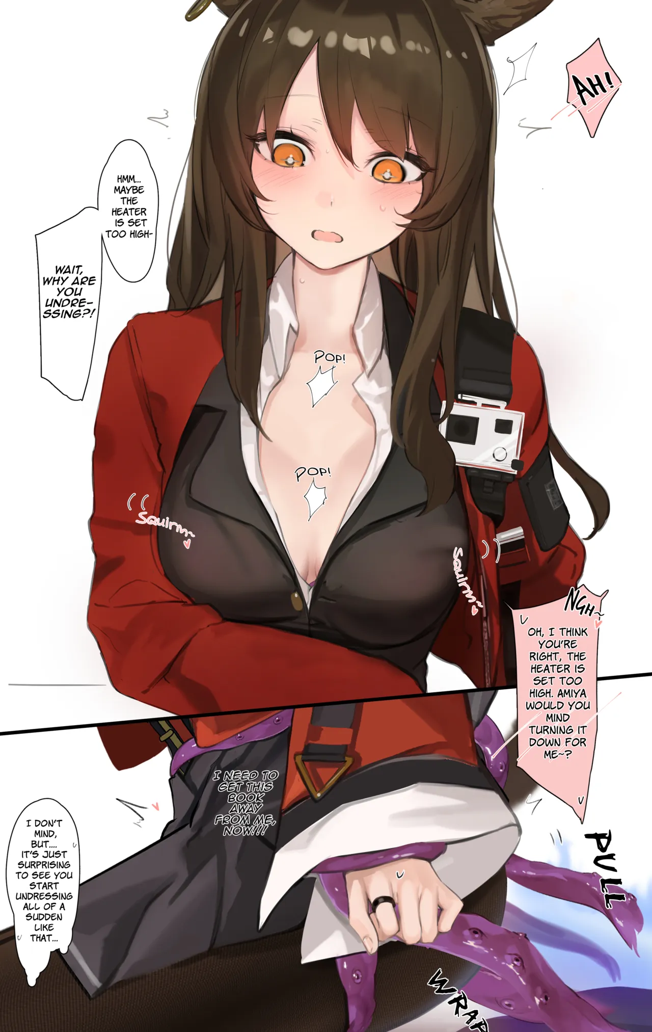 Skyfire ga Shokushu ni Echiechi Sarechau Ohanashi | A Story Where Skyfire Gets Lewd Things Done to Her by Tentacles — preview page 7