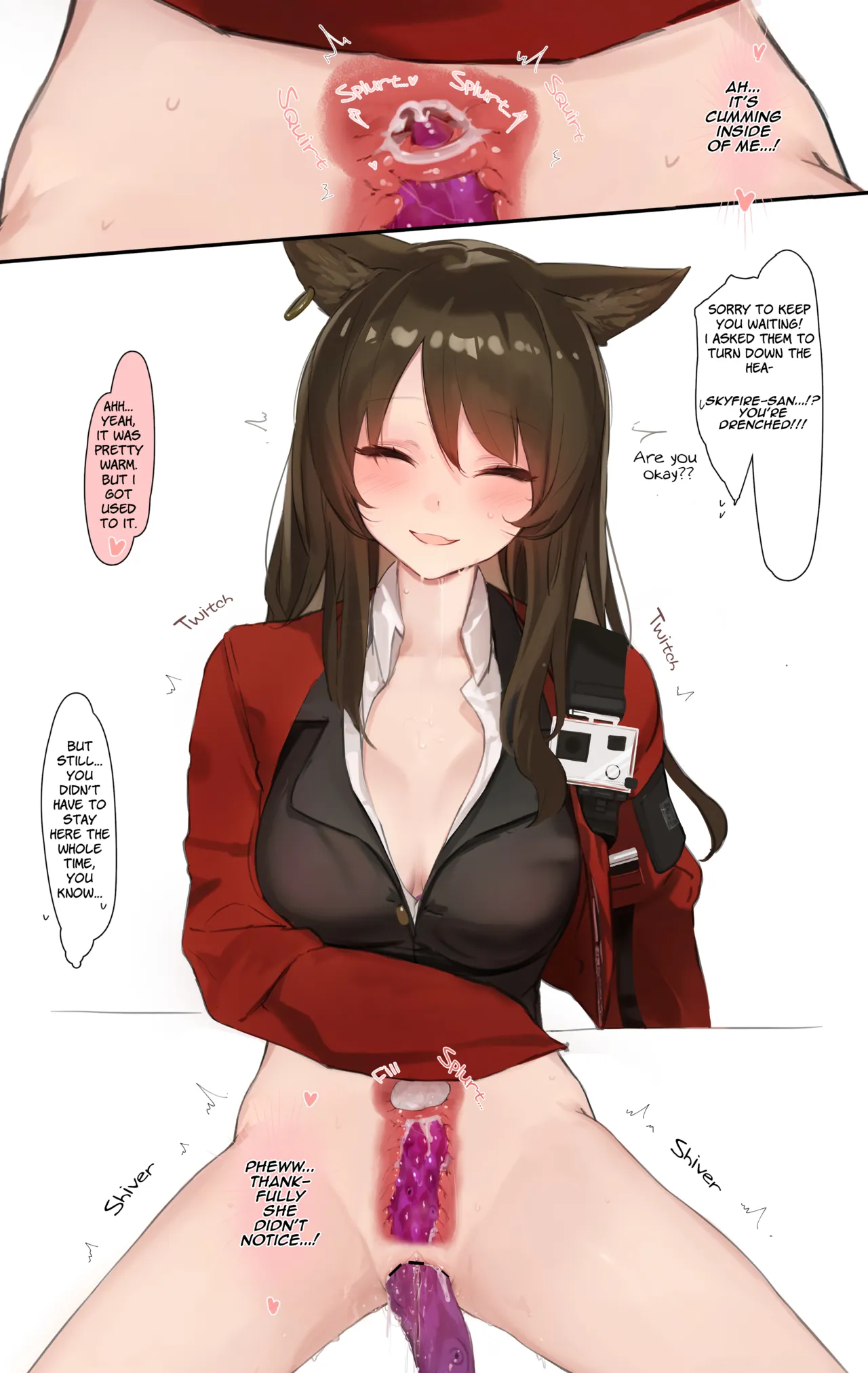 Skyfire ga Shokushu ni Echiechi Sarechau Ohanashi | A Story Where Skyfire Gets Lewd Things Done to Her by Tentacles — preview page 15