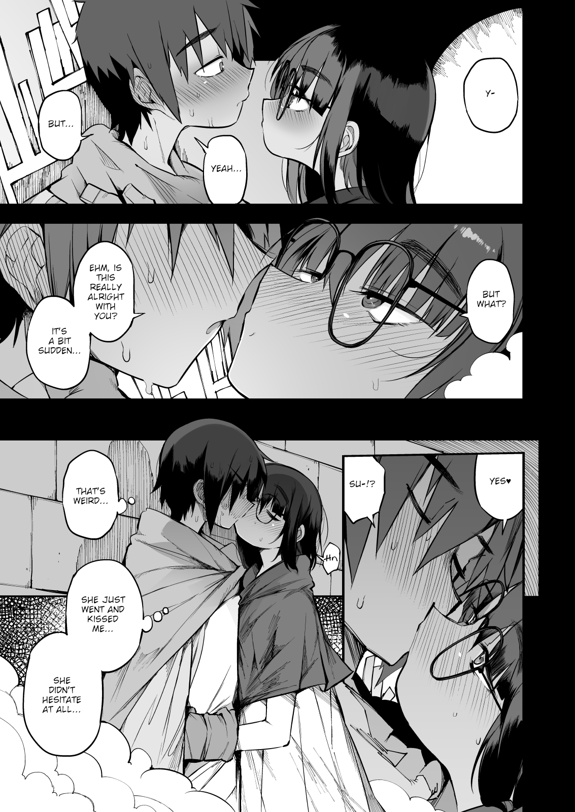 Sakusei Dungeon Kouryaku ni Mukanai Jimiko no S-kyuu Dosukebe Status | Escaping a semen squeezing dungeon with a modest girl who I really didn’t expect to have S-rank slut stats — preview page 8