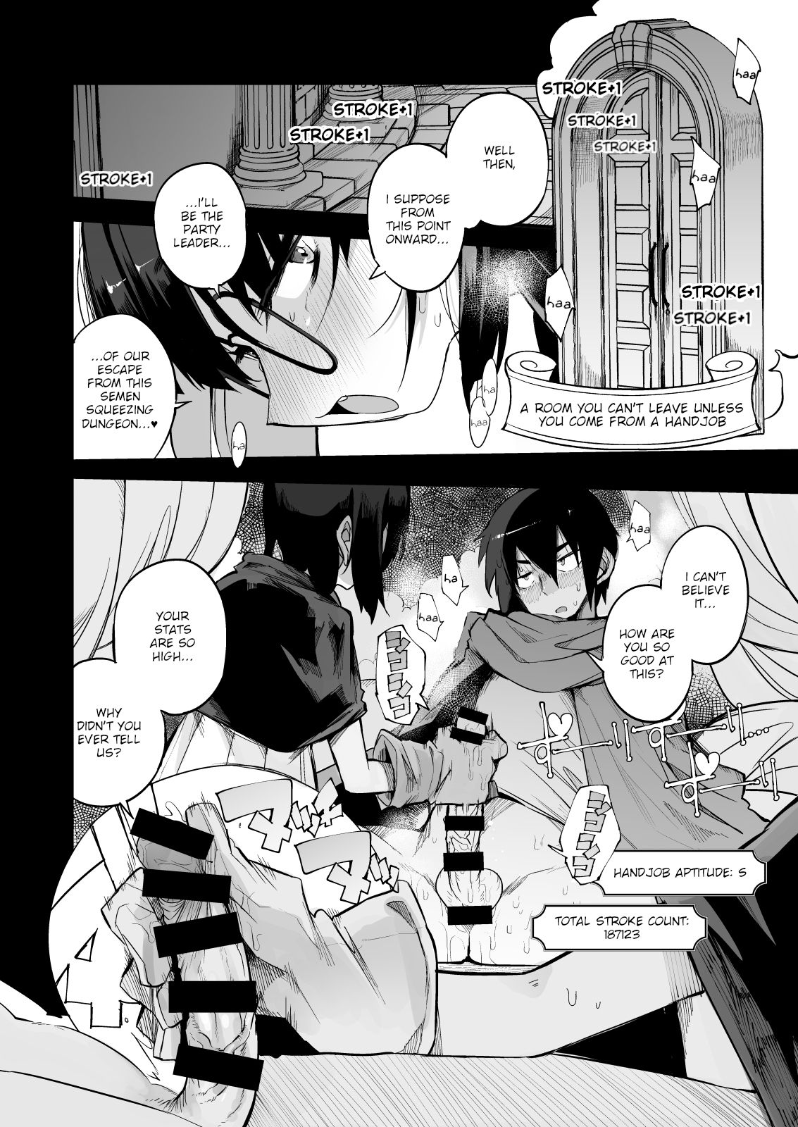 Sakusei Dungeon Kouryaku ni Mukanai Jimiko no S-kyuu Dosukebe Status | Escaping a semen squeezing dungeon with a modest girl who I really didn’t expect to have S-rank slut stats — preview page 13