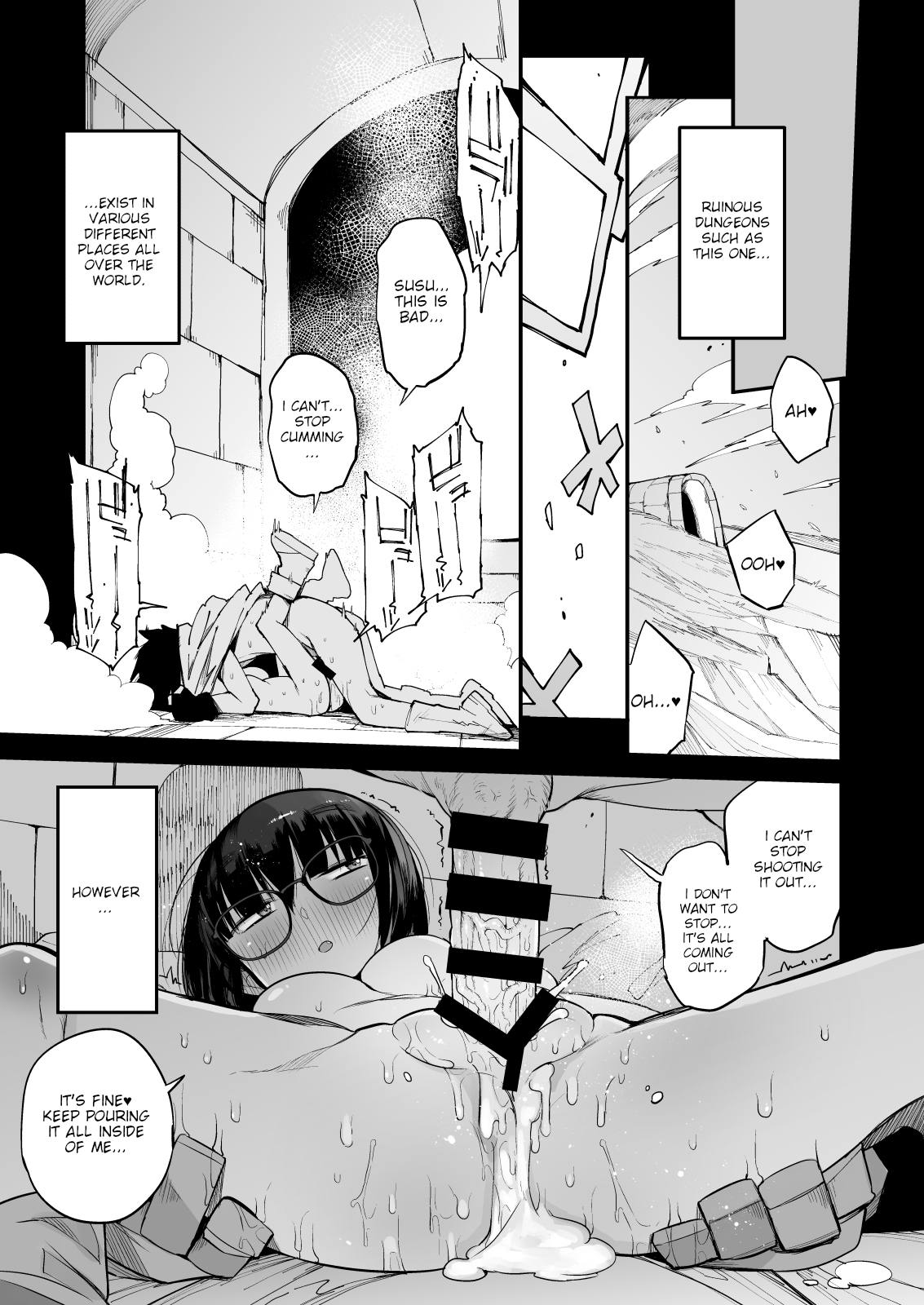 Sakusei Dungeon Kouryaku ni Mukanai Jimiko no S-kyuu Dosukebe Status | Escaping a semen squeezing dungeon with a modest girl who I really didn’t expect to have S-rank slut stats – Chapter 1 – page 42