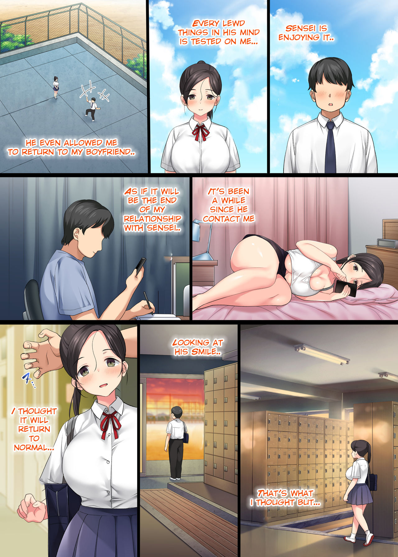 InCha Bishoujo wa, Tannin ni Okasarete mo Ikimakuru 3 | Introverted Beauty Gets Raped Over and Over by Her Homeroom Teacher 3 — preview page 12