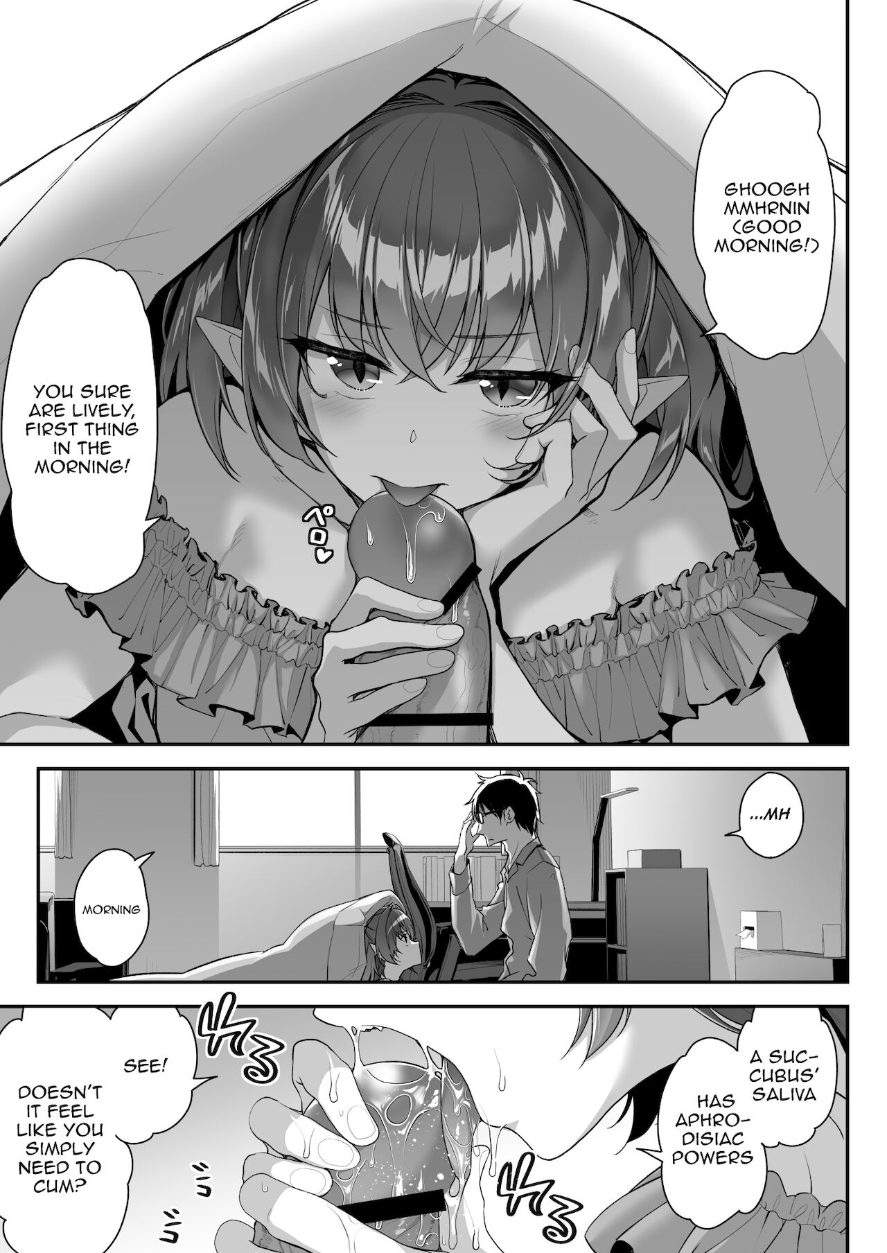 Zako Succubus-chan wa Semen ga Hoshii no! | This Small Fry Succubus-chan Wants Your Sperm! — preview page 10