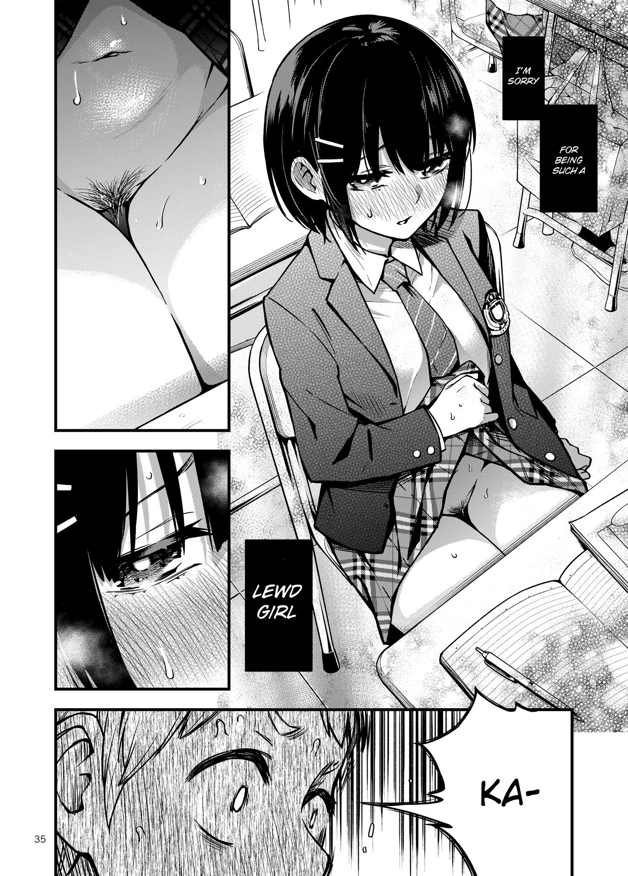 Shojo ga Doutei to no Hatsutaiken de Mezamechau Hanashi – Chapter 1 – page 35