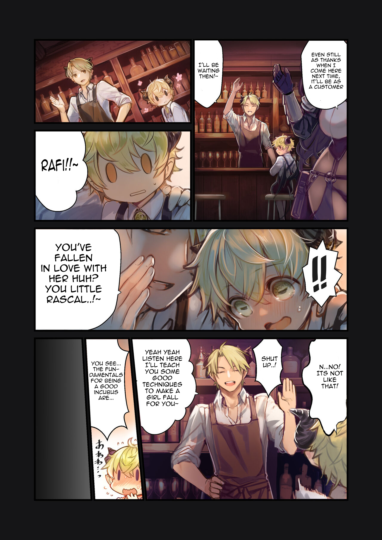 MILK -Shota Inma ga Onee-san-tachi ni Hasamareru Banashi- | MILK -A story About An Incubus Being Fondled By Two Onee-sans- — preview page 9