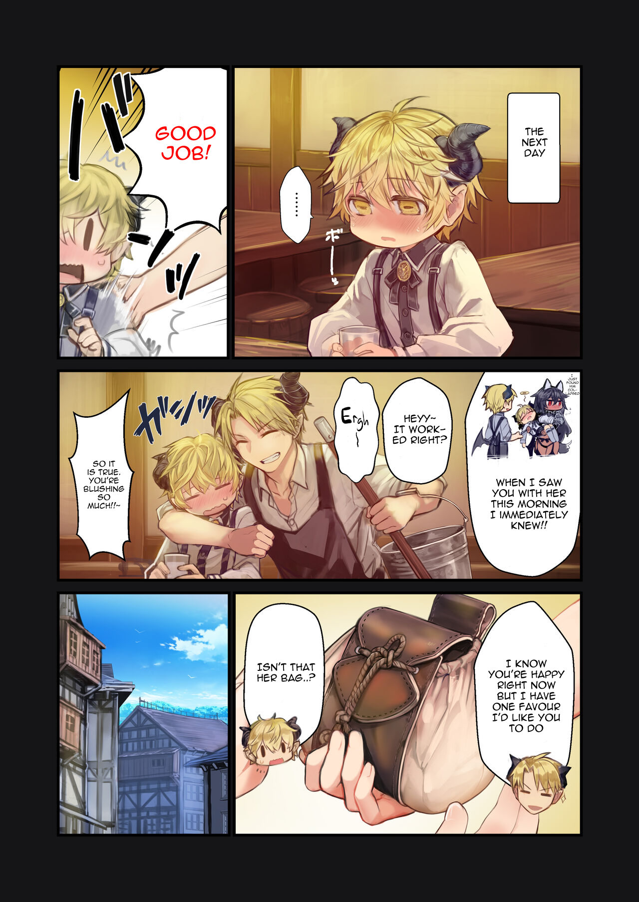 MILK -Shota Inma ga Onee-san-tachi ni Hasamareru Banashi- | MILK -A story About An Incubus Being Fondled By Two Onee-sans- – Chapter 1 – page 24