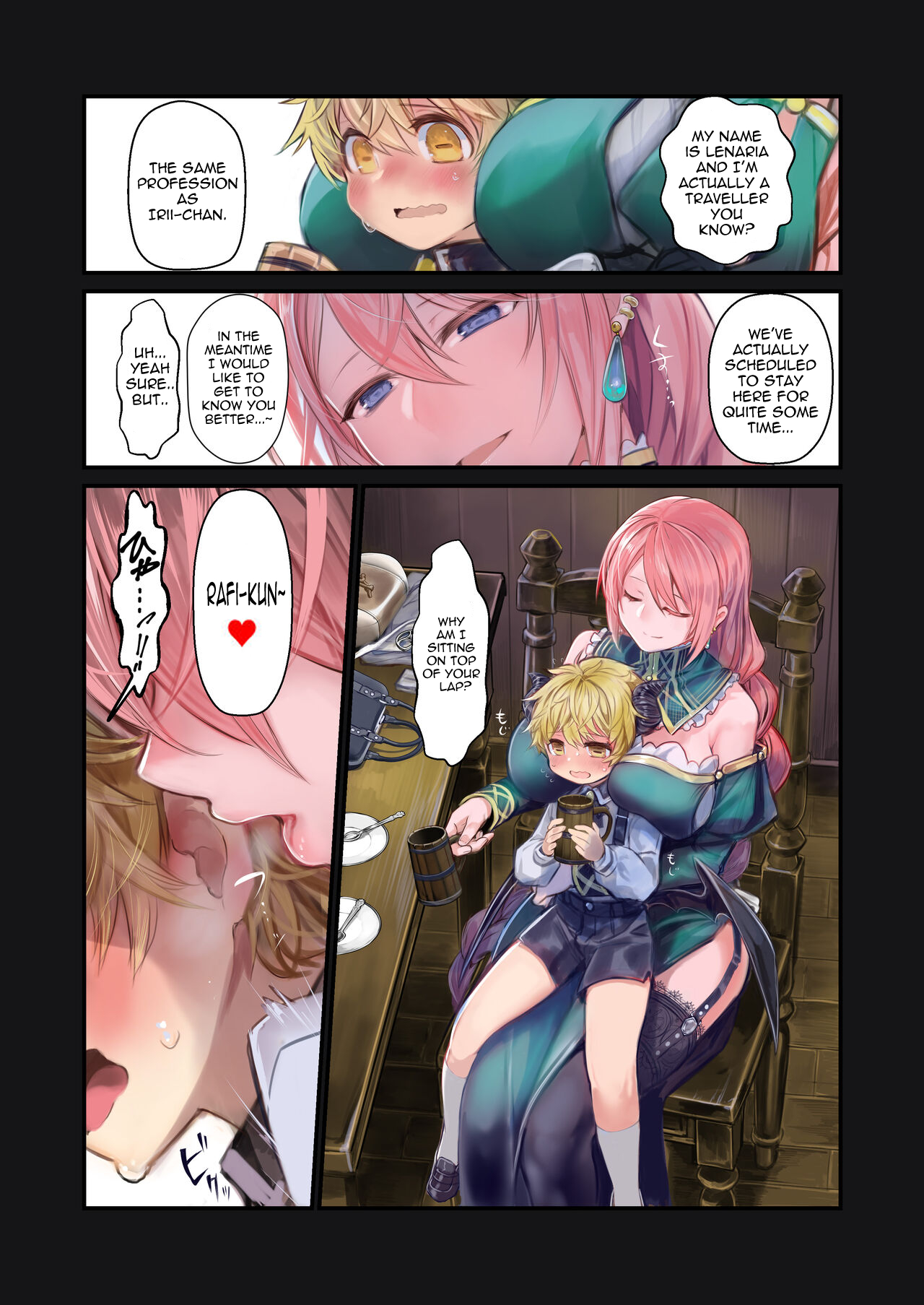 MILK -Shota Inma ga Onee-san-tachi ni Hasamareru Banashi- | MILK -A story About An Incubus Being Fondled By Two Onee-sans- – Chapter 1 – page 26