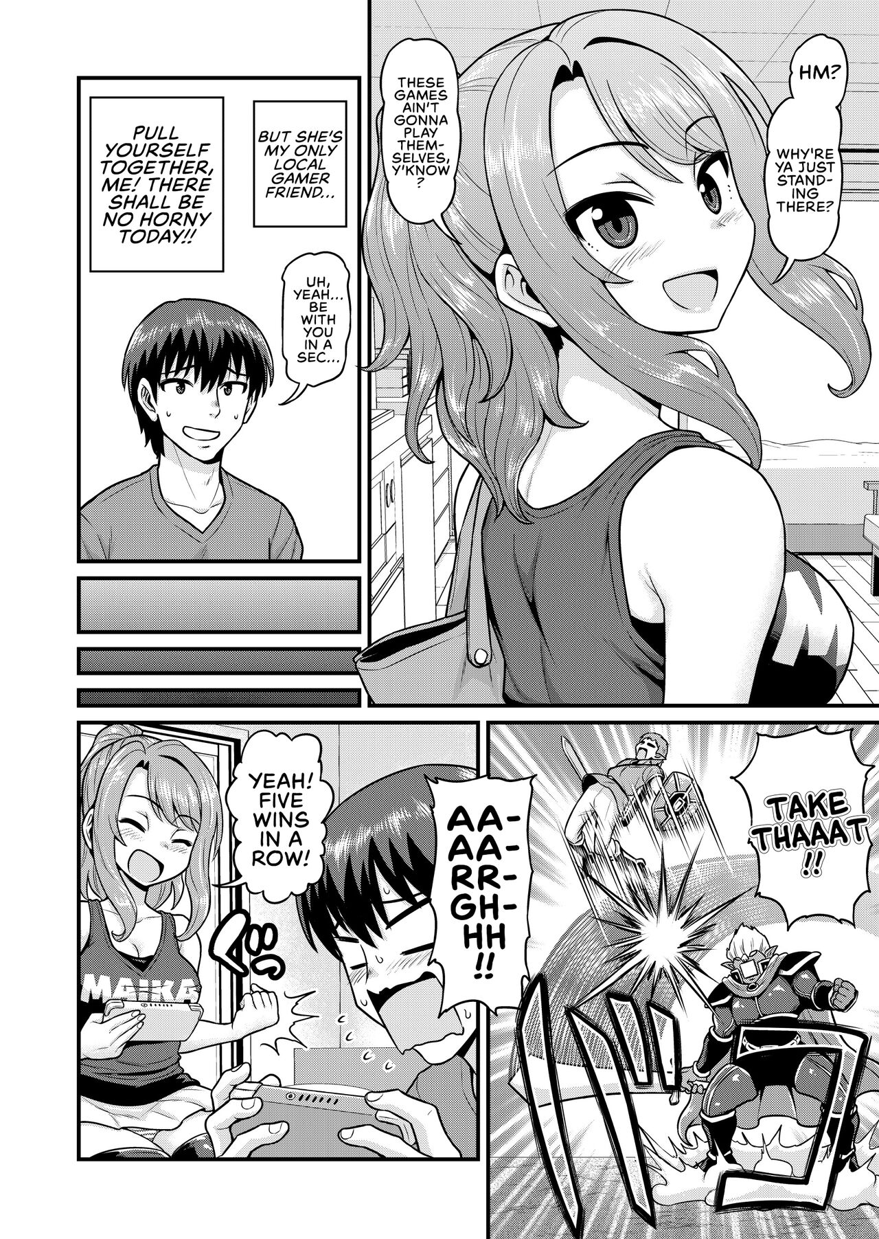 Game Tomodachi no Onnanoko to Yaru Hanashi | Smashing With Your Gamer Girl Friend — preview page 5