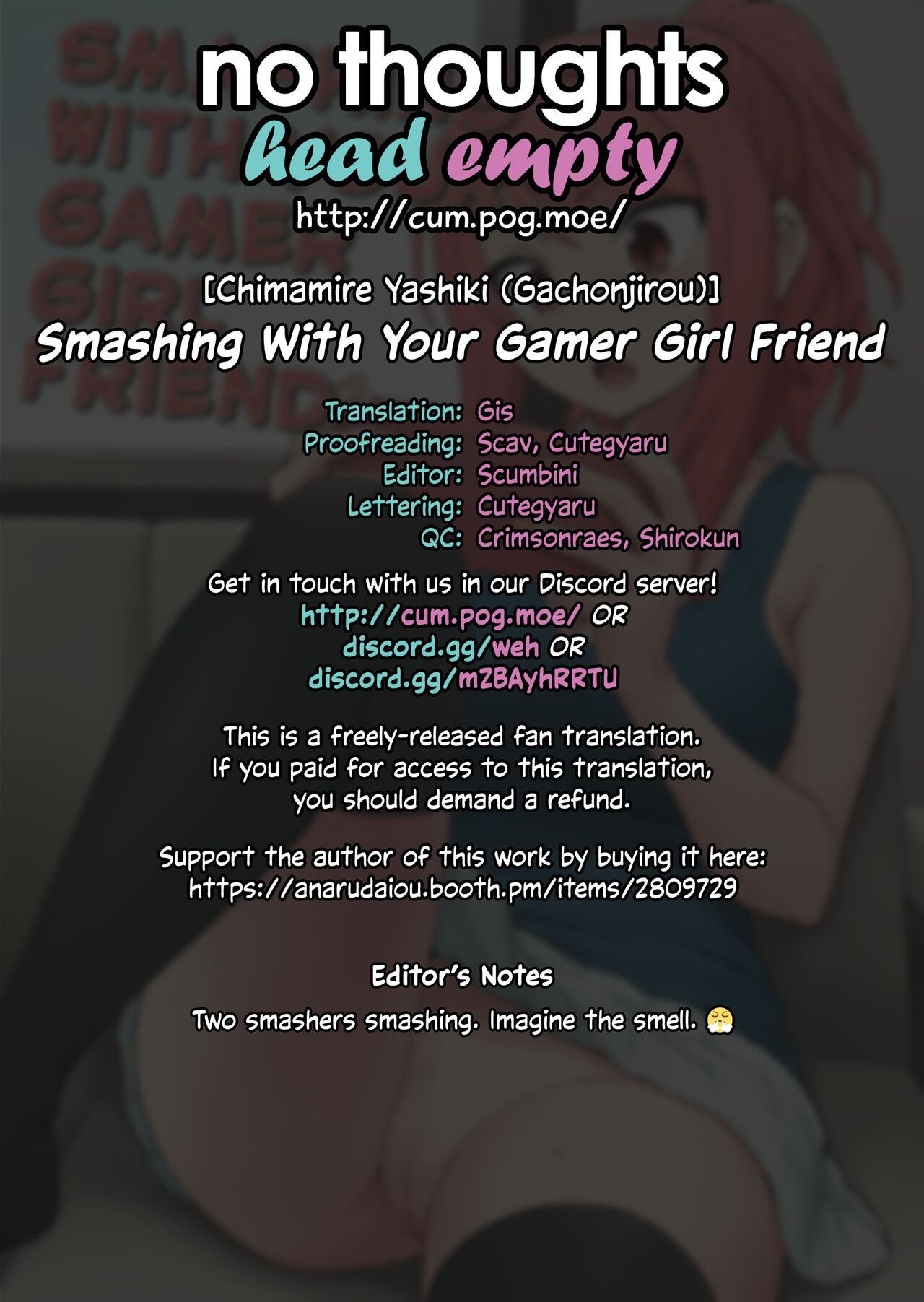 Game Tomodachi no Onnanoko to Yaru Hanashi | Smashing With Your Gamer Girl Friend – Chapter 1 – page 40