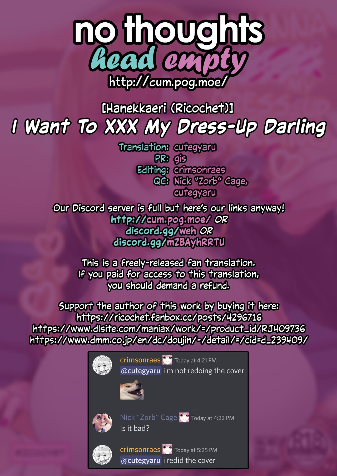 Sono Kisekaeningyo wa ××× o Suru | I Wanna ××× My Dress-Up Darling – Chapter 1 – page 31