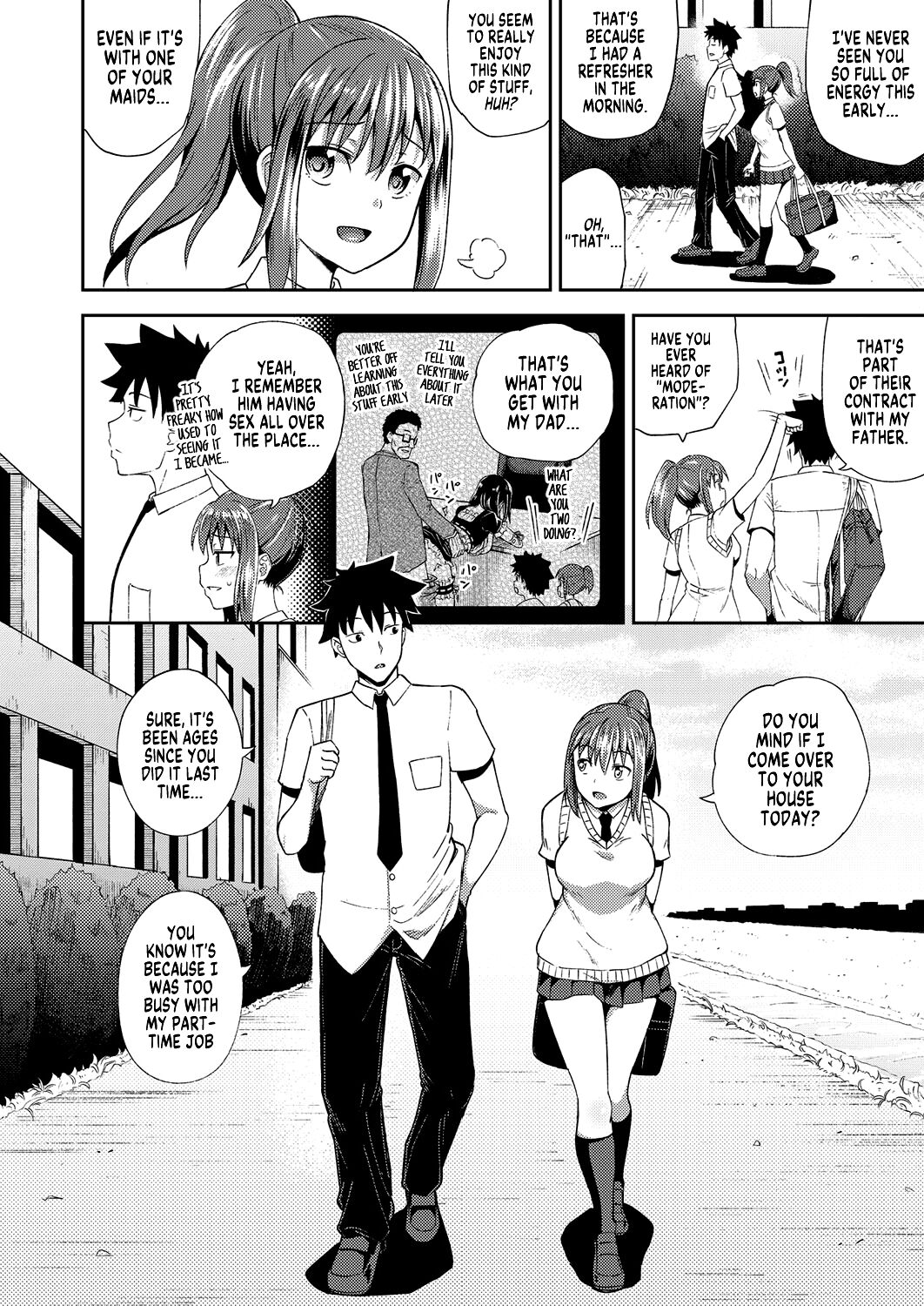 Osananajimi wa Ore no Senzoku Okuchi Maid | My Childhood Friend is my Personal Mouth Maid — preview page 3