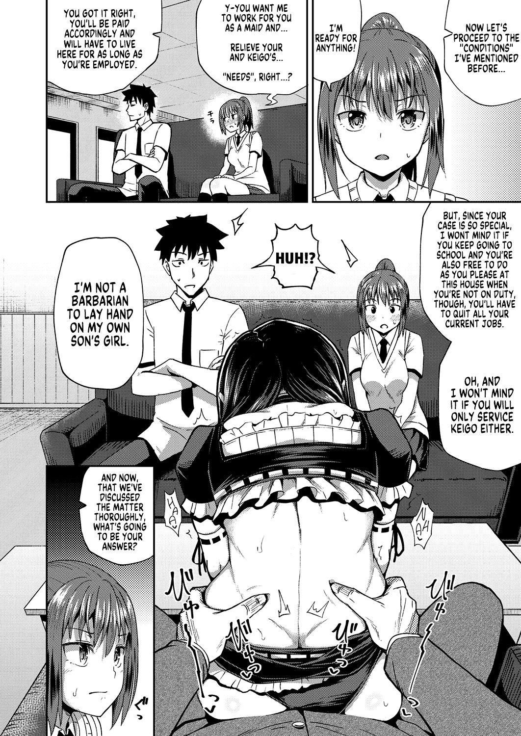 Osananajimi wa Ore no Senzoku Okuchi Maid | My Childhood Friend is my Personal Mouth Maid — preview page 7