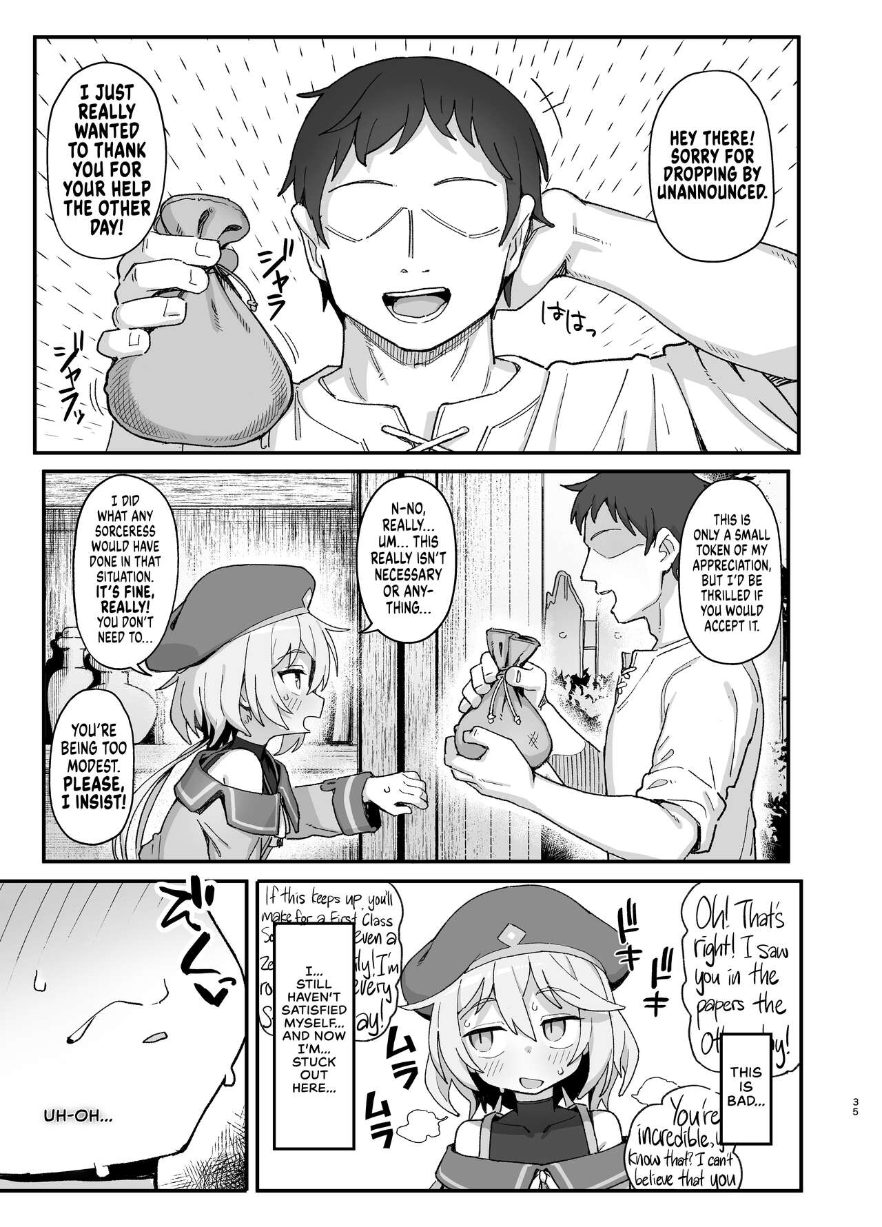 Kakyuu Majutsushi, Inmon ni Somaru || A Lowly Sorceress, Afflicted By Debauched Magicks – Chapter 1 – page 35