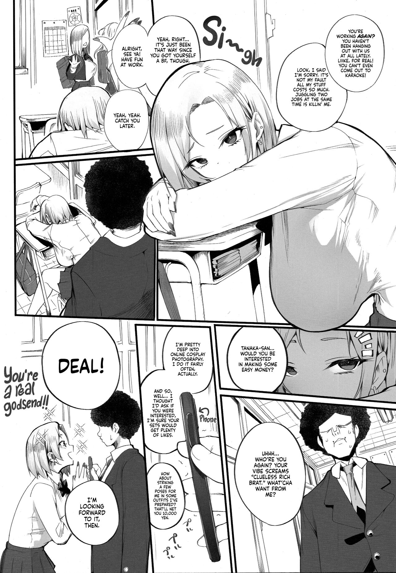 Kinsae Hareba Cosplay demo Hamete mo Kureru Gal o Te ni Iremashita | Found Myself a Gyaru That’s Down to Cosplay and Even Fuck For Money — preview page 6