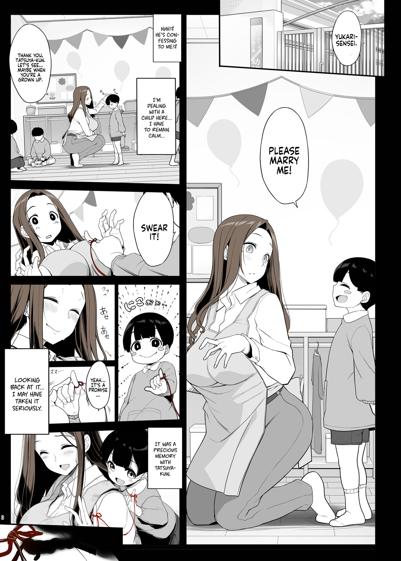 Ichizu na Onee-san to Saikaishitara Dosukebe Kyuukonsarete Sex Tsukeninaru Hanashi | After Reuniting with the Onee-san Who is Fixated on Me, I was Proposed to with Sex and Got Addicted — preview page 3