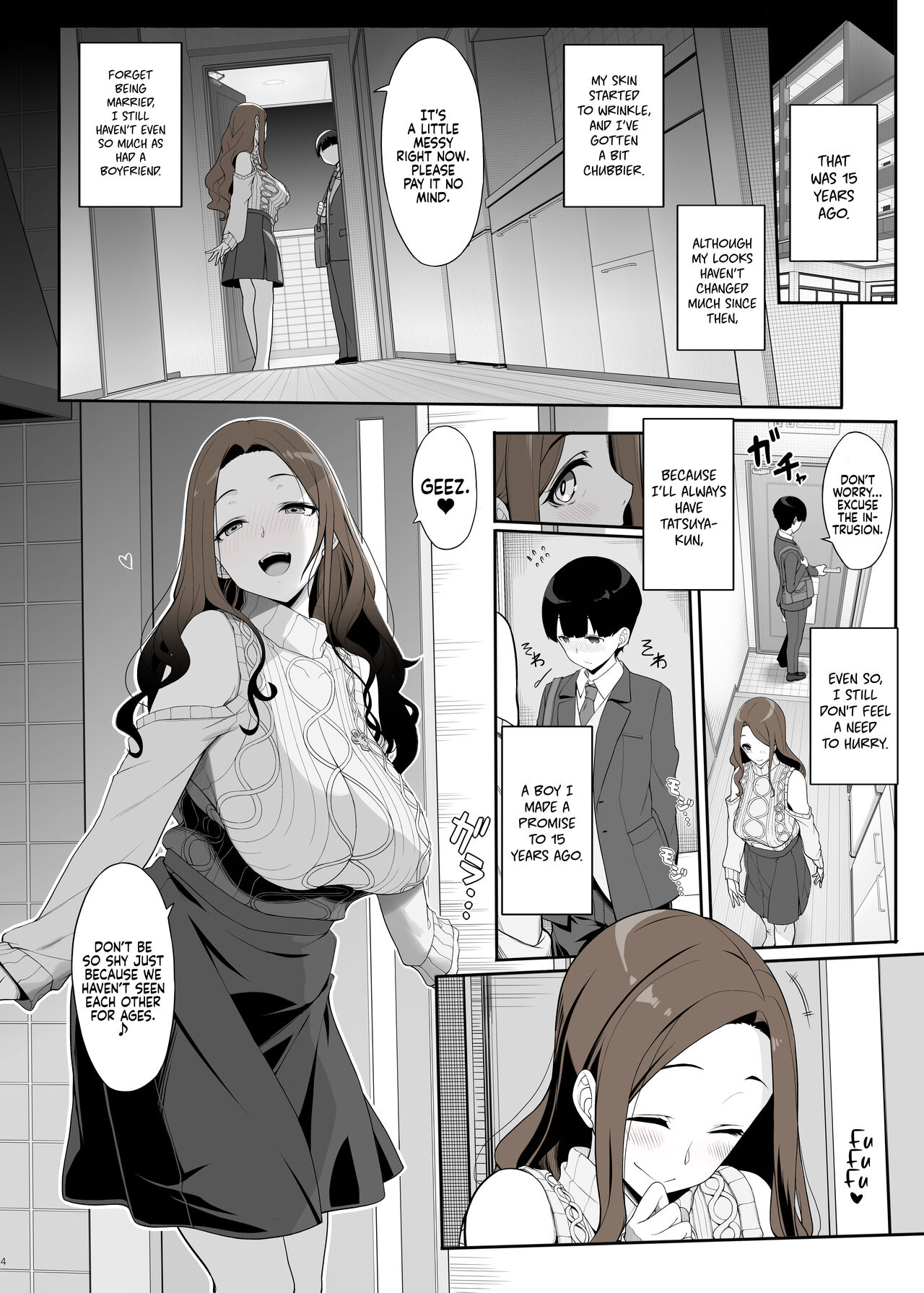 Ichizu na Onee-san to Saikaishitara Dosukebe Kyuukonsarete Sex Tsukeninaru Hanashi | After Reuniting with the Onee-san Who is Fixated on Me, I was Proposed to with Sex and Got Addicted — preview page 4