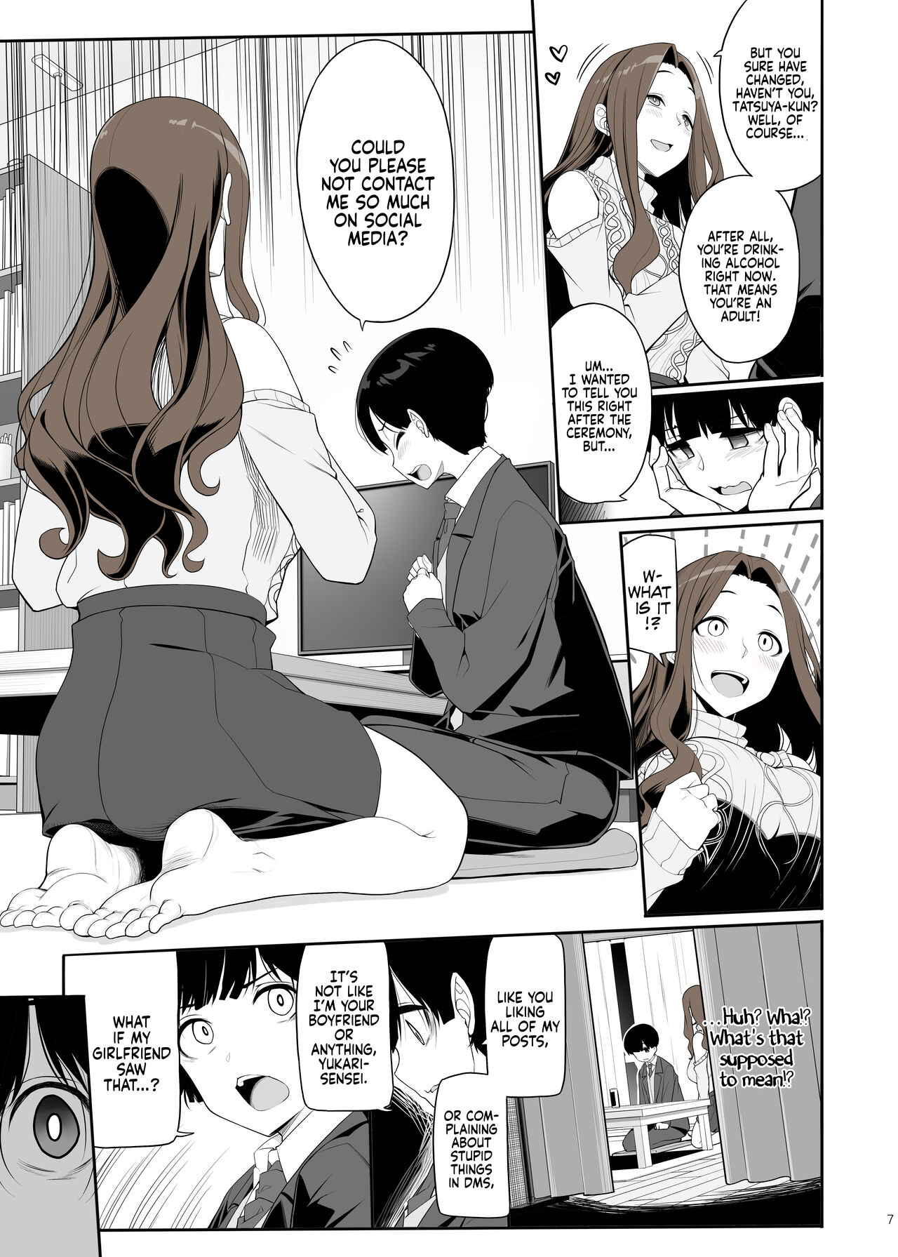 Ichizu na Onee-san to Saikaishitara Dosukebe Kyuukonsarete Sex Tsukeninaru Hanashi | After Reuniting with the Onee-san Who is Fixated on Me, I was Proposed to with Sex and Got Addicted — preview page 7
