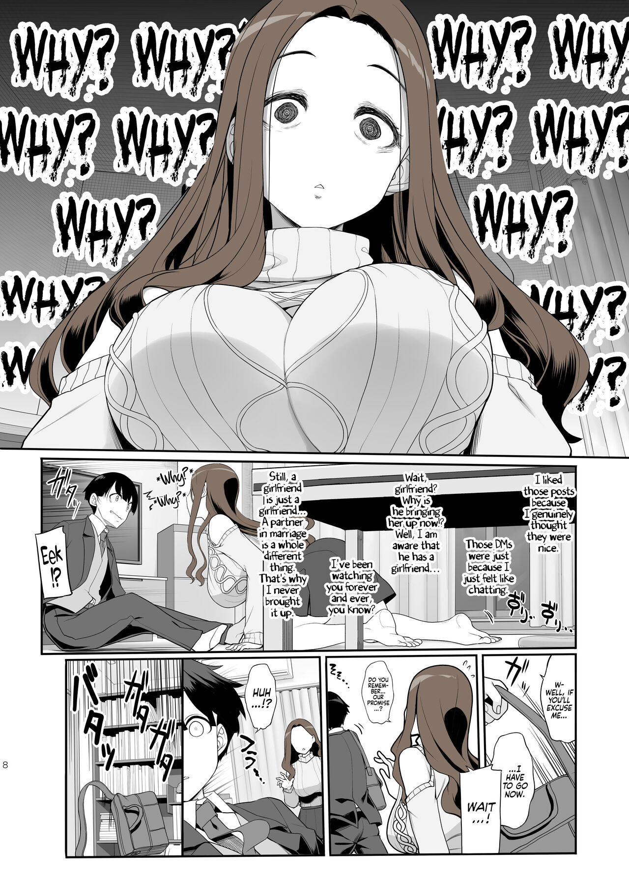 Ichizu na Onee-san to Saikaishitara Dosukebe Kyuukonsarete Sex Tsukeninaru Hanashi | After Reuniting with the Onee-san Who is Fixated on Me, I was Proposed to with Sex and Got Addicted — preview page 8
