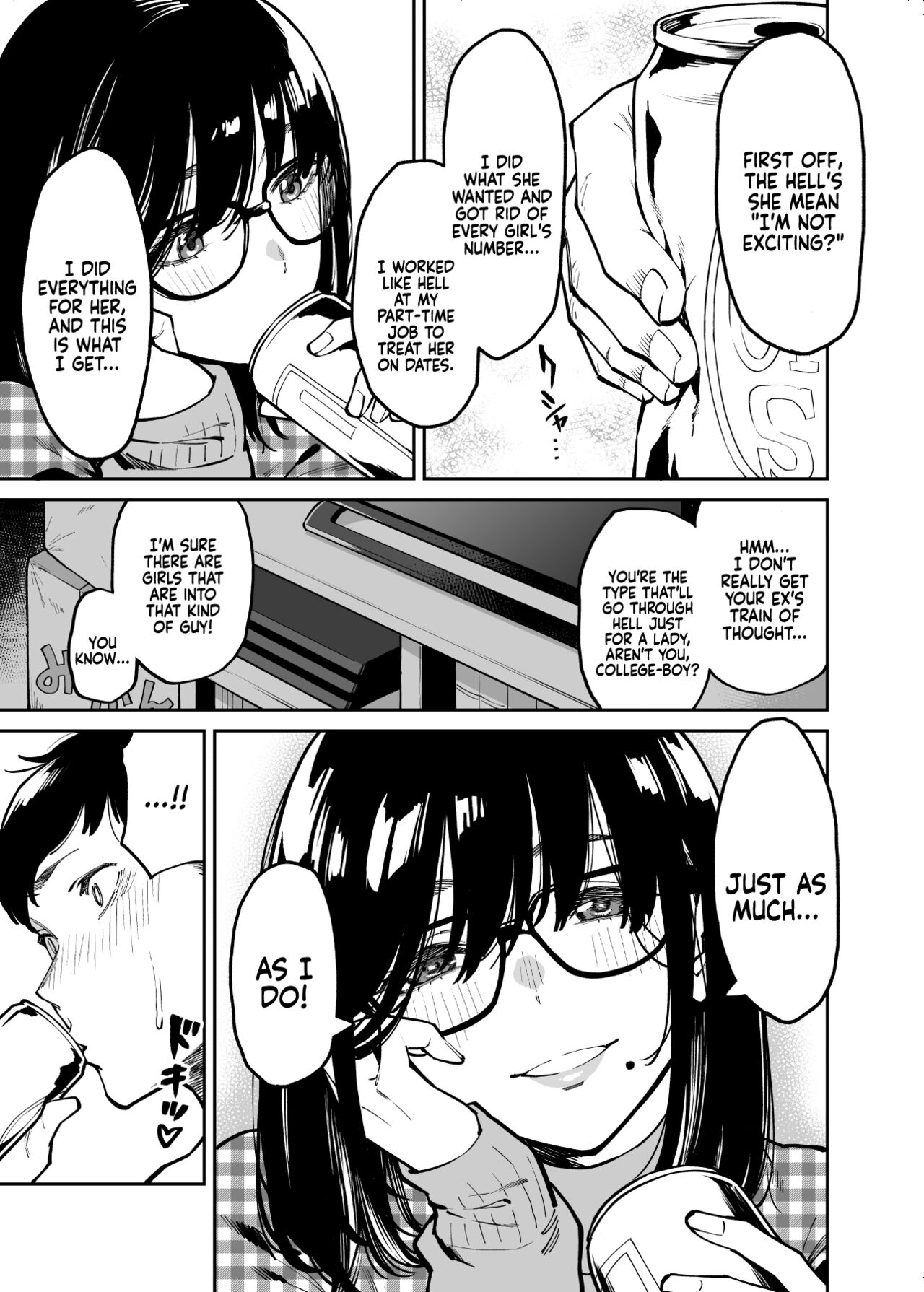 Otonari no Darashina Onee-san ni Nagusamerareru Hanashi | Comforted by the Sloppy Girl Next Door — preview page 9