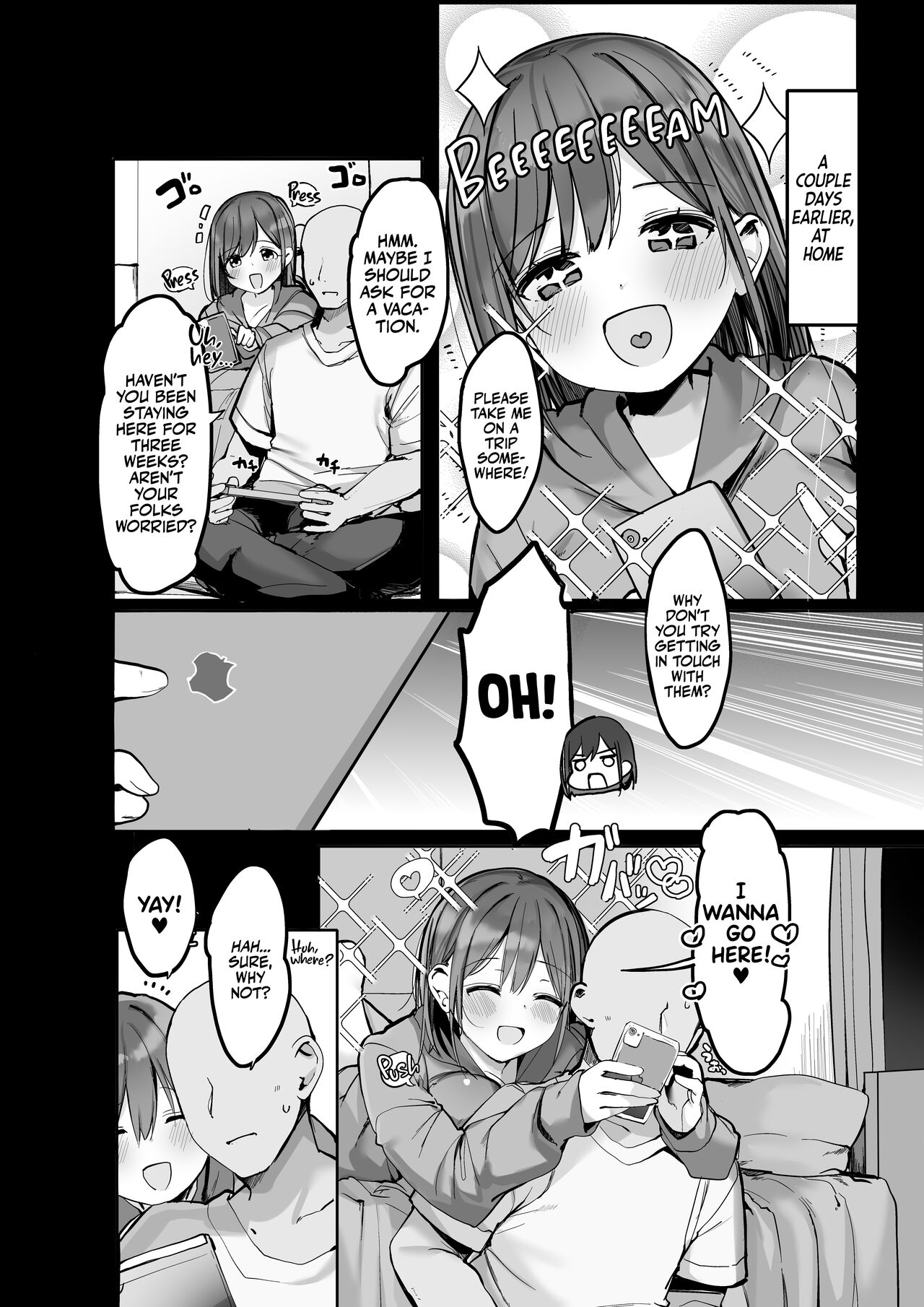“Chotto dake, kyuukei Shinai…?” Dekachichi Manga ~Nakadashi Dopyu Dopyu Tanetsuke Ryokou~ | Wanna Visit the Hot Springs, Mister? — preview page 6