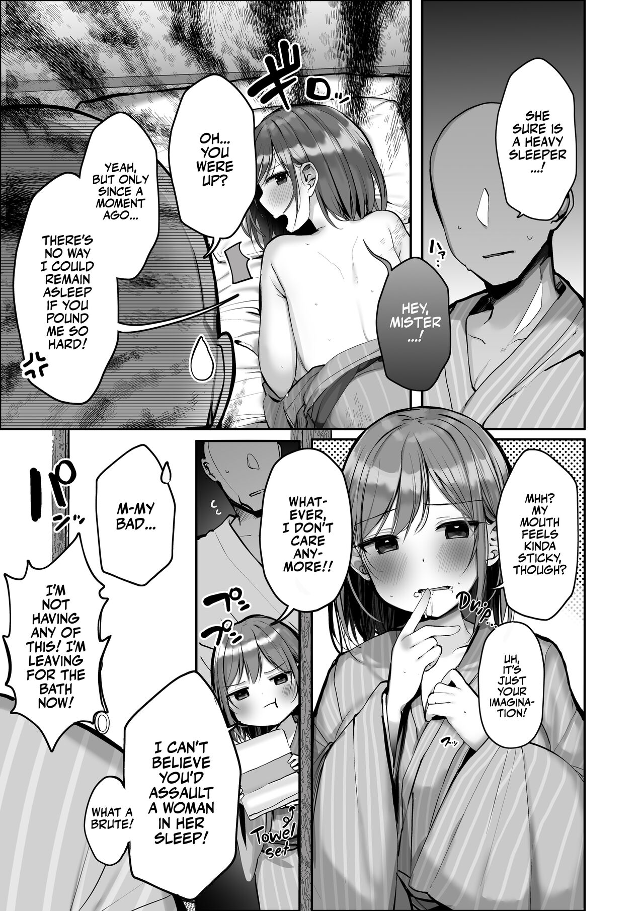 “Chotto dake, kyuukei Shinai…?” Dekachichi Manga ~Nakadashi Dopyu Dopyu Tanetsuke Ryokou~ | Wanna Visit the Hot Springs, Mister? – Chapter 1 – page 30