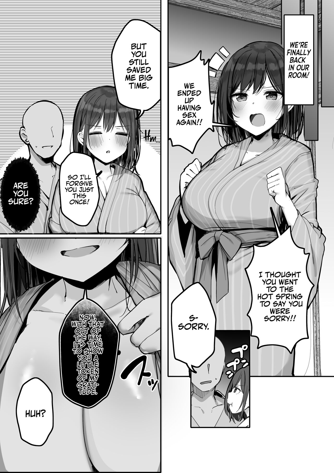 “Chotto dake, kyuukei Shinai…?” Dekachichi Manga ~Nakadashi Dopyu Dopyu Tanetsuke Ryokou~ | Wanna Visit the Hot Springs, Mister? – Chapter 1 – page 41